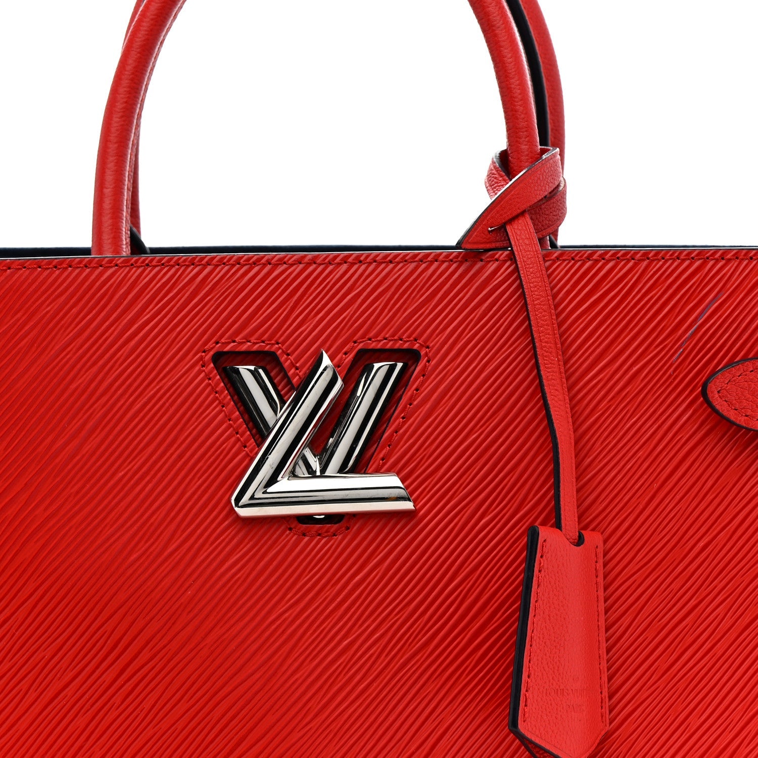 Epi Twist Tote Coquelicot
