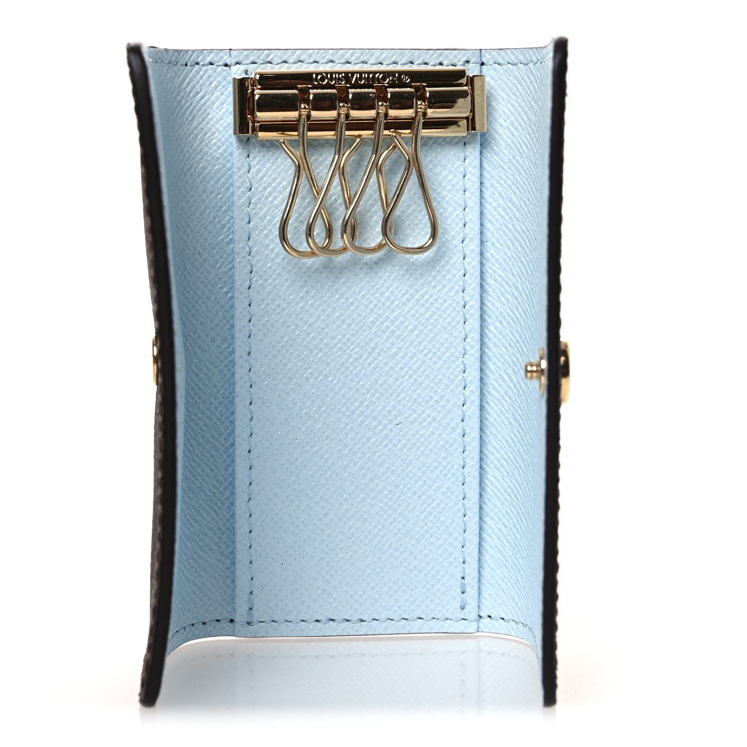 Monogram 4 Key Multicles Holder Blue