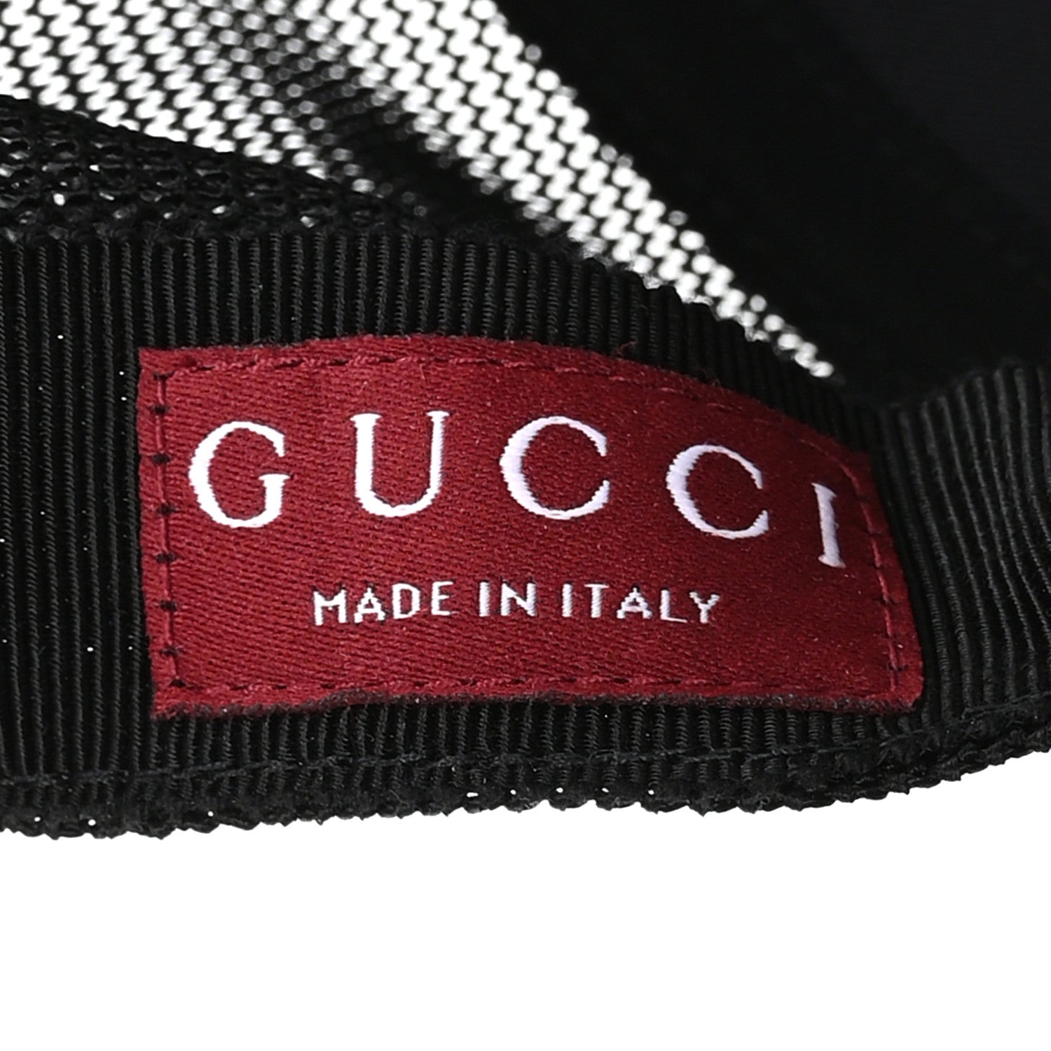 GG Supreme Monogram Baseball Hat S Black