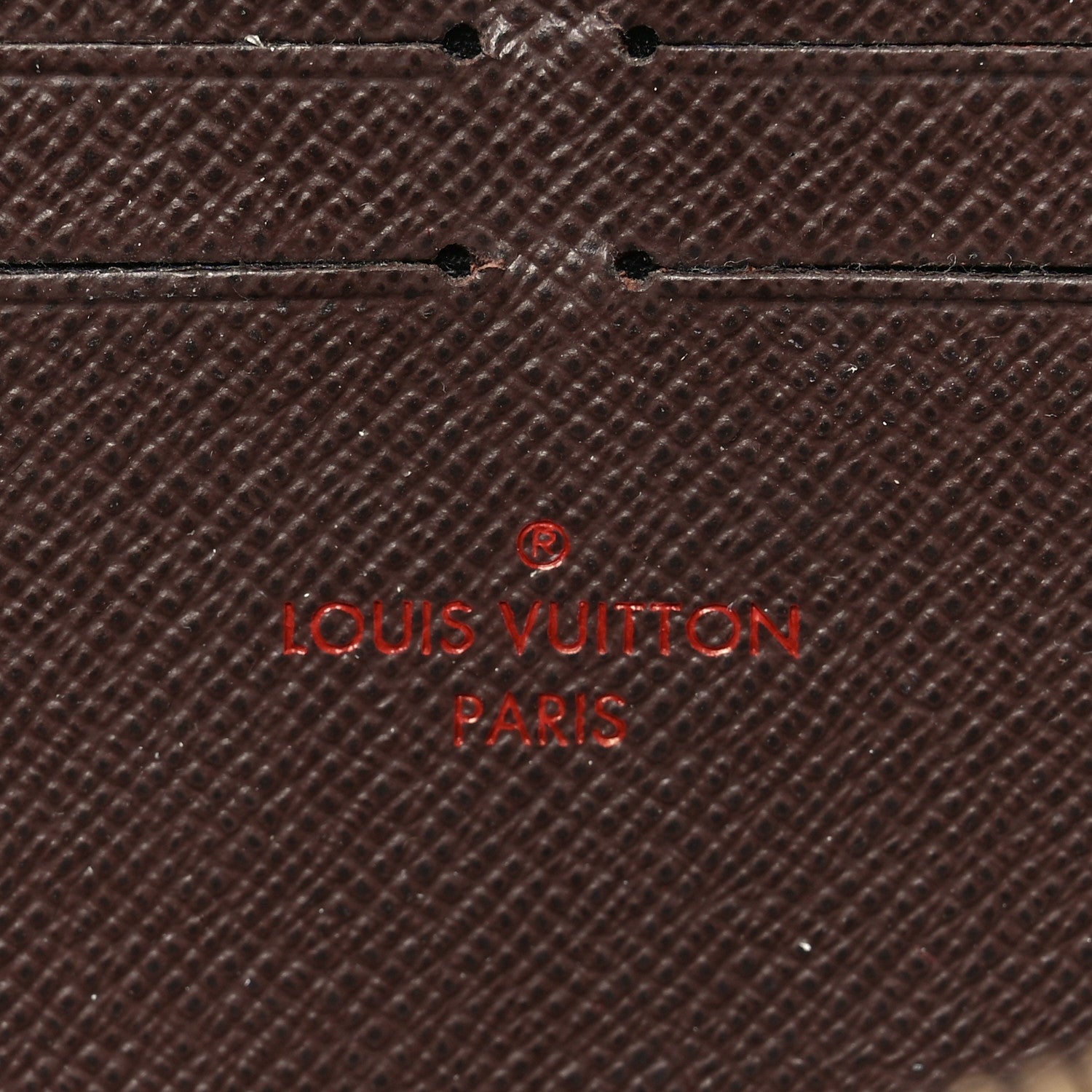 Damier Ebene Zippy Wallet