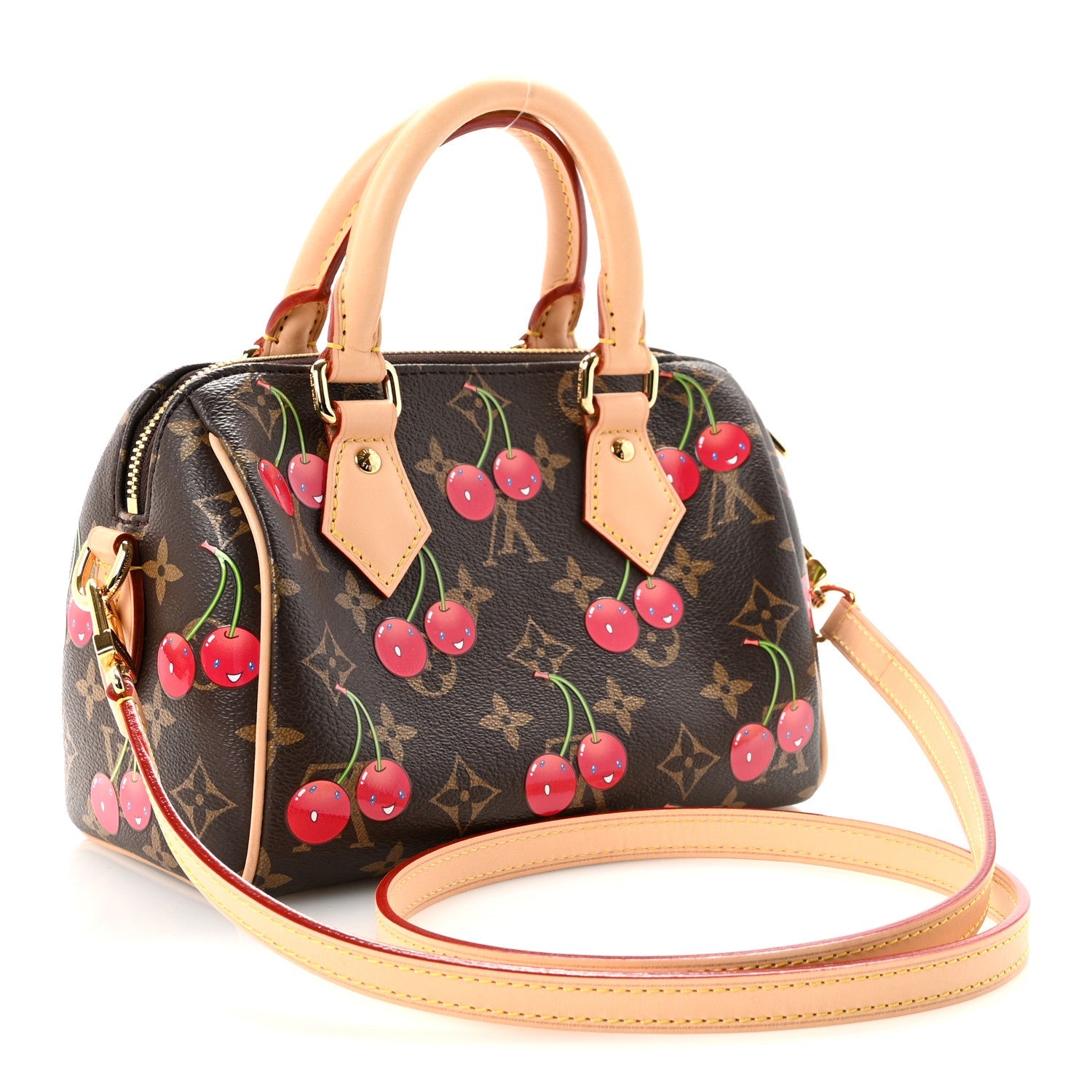 LV X TM Monogram Cerises Speedy Bandouliere 20