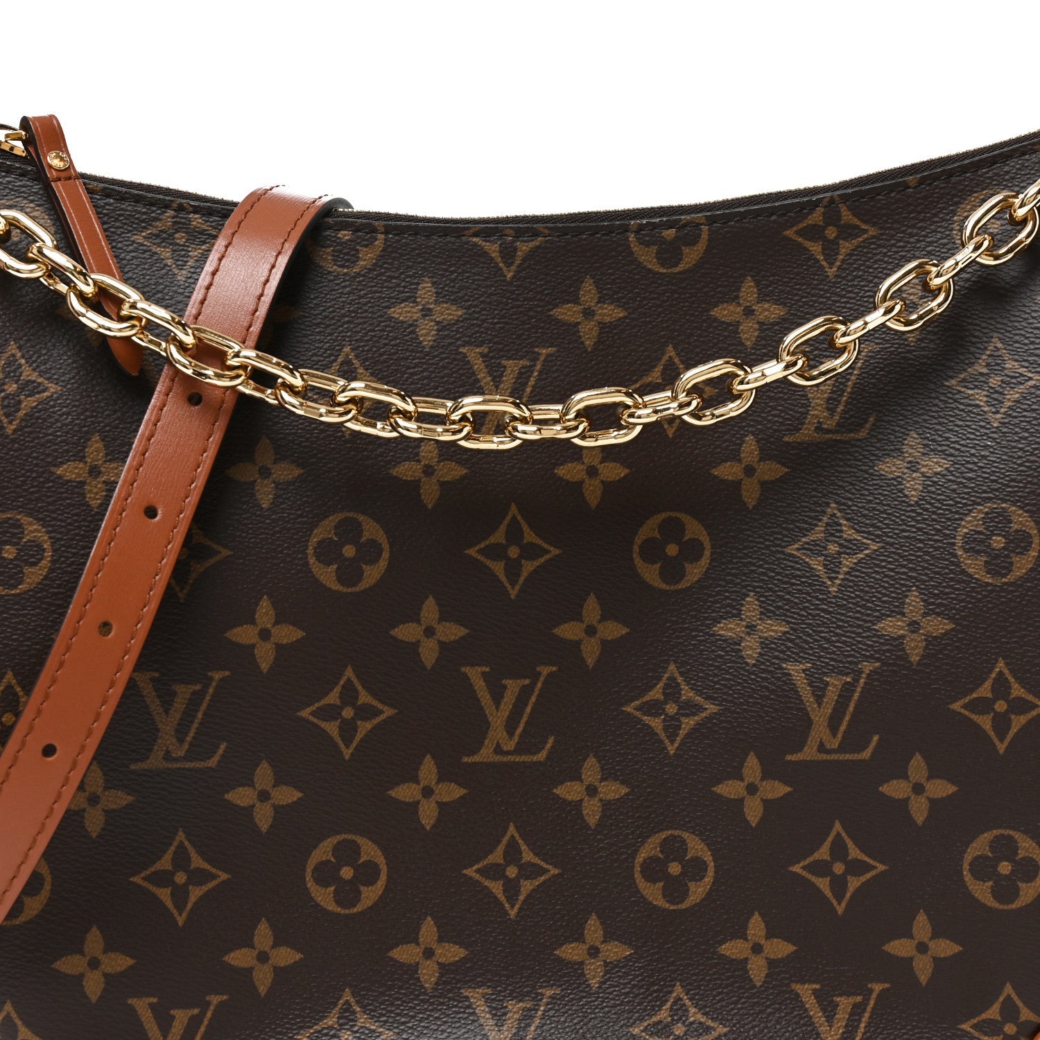 Reverse Monogram Loop Hobo