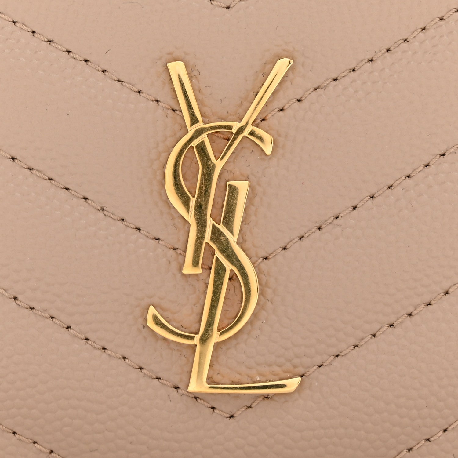 Monogram Grain de Poudre 5 Fragments Zip Pouch Card Holder Dark Beige