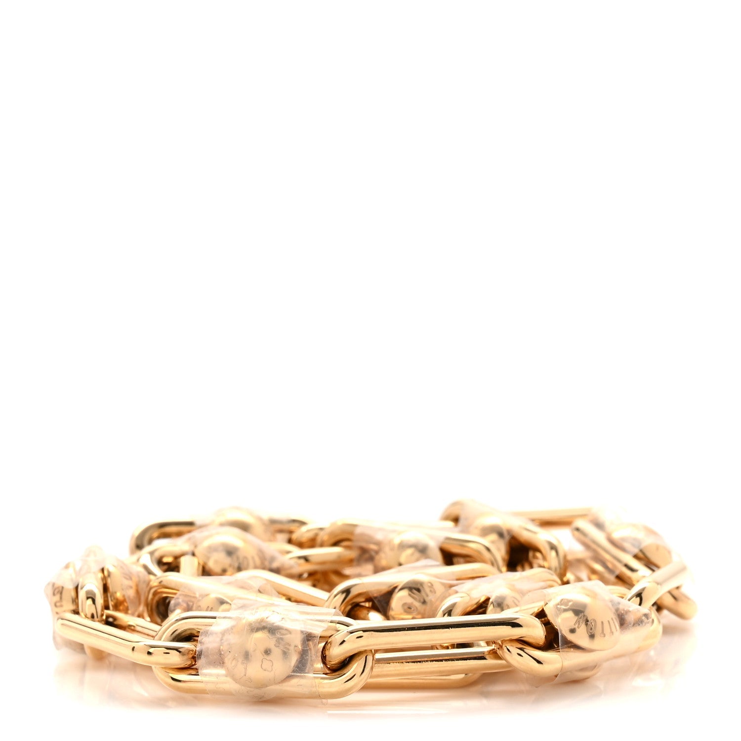 LV X TM Metal Pochette Accessories Chain Strap Gold