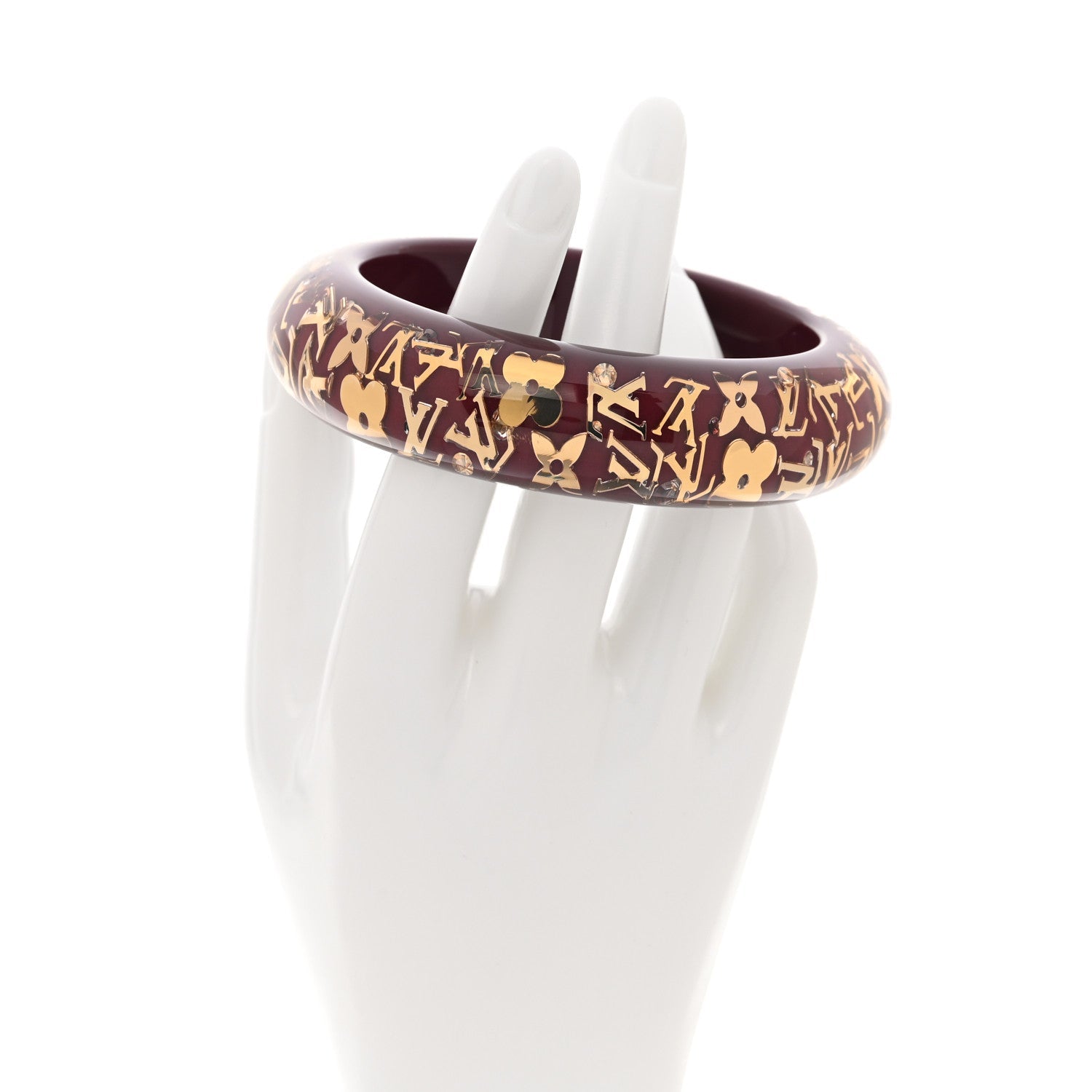 Resin Swarovski Medium Inclusion Bracelet GM Bordeaux