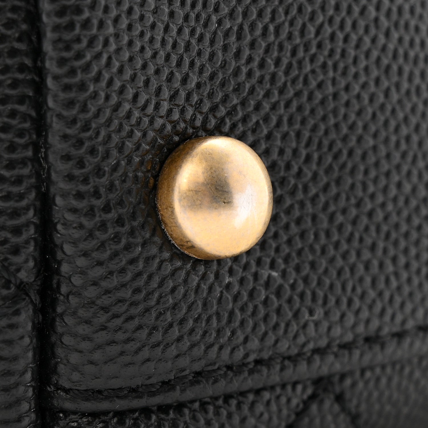 Caviar Quilted Small Coco Handle Flap Black