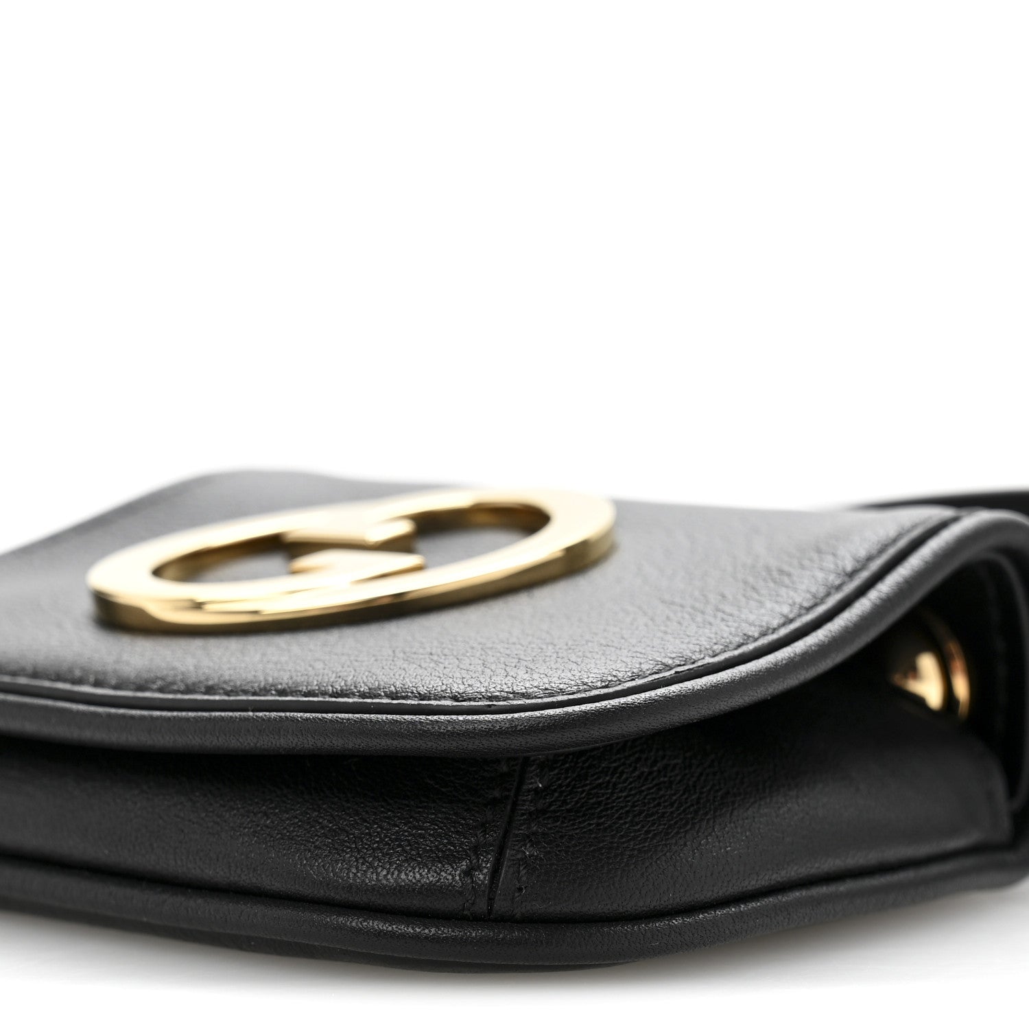 Roxy Calfskin Blondie Card Case Wallet with Strap Black