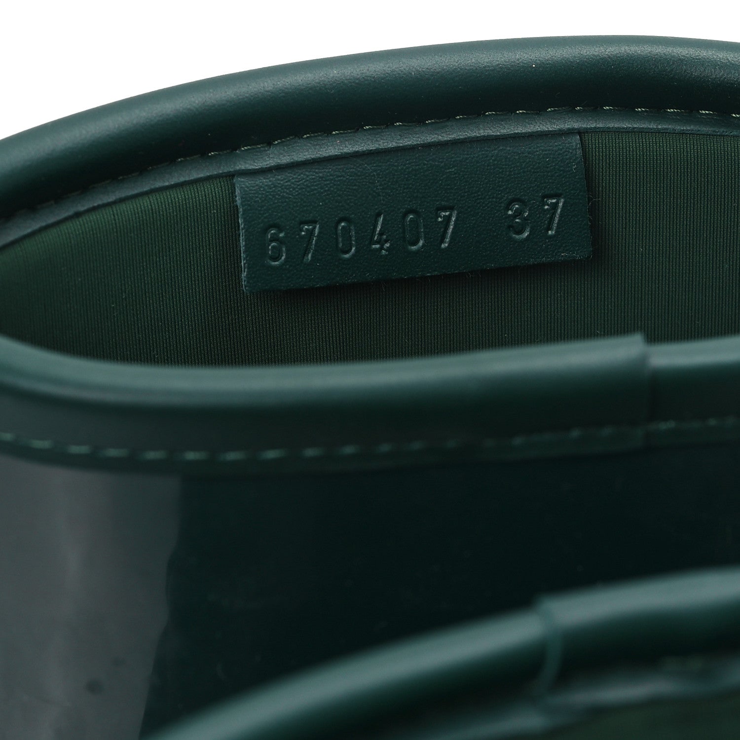 Rubber Womens Horsebit Ankle Boots 37 Vintage Green