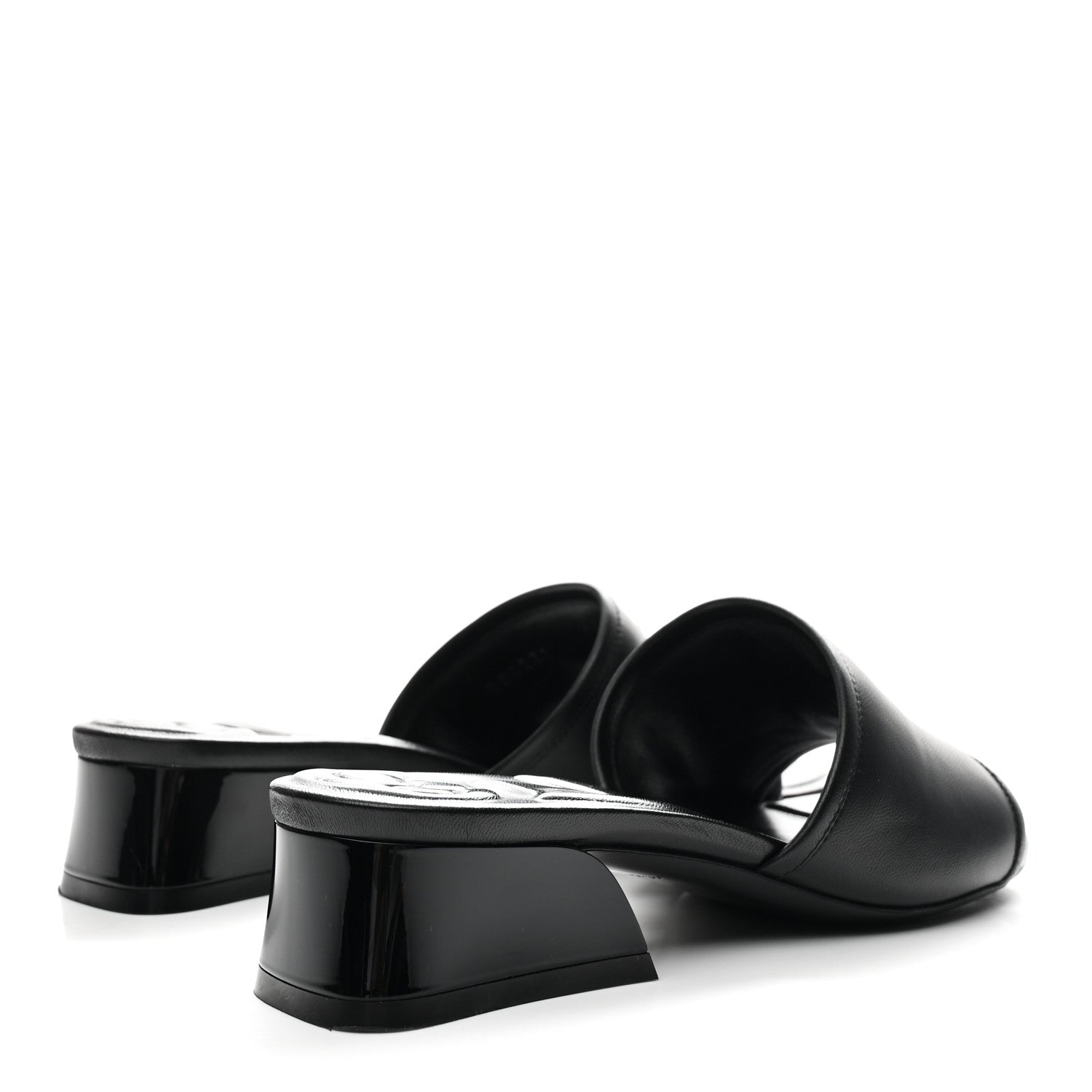 Lambskin Magnetic Mules 35 Black