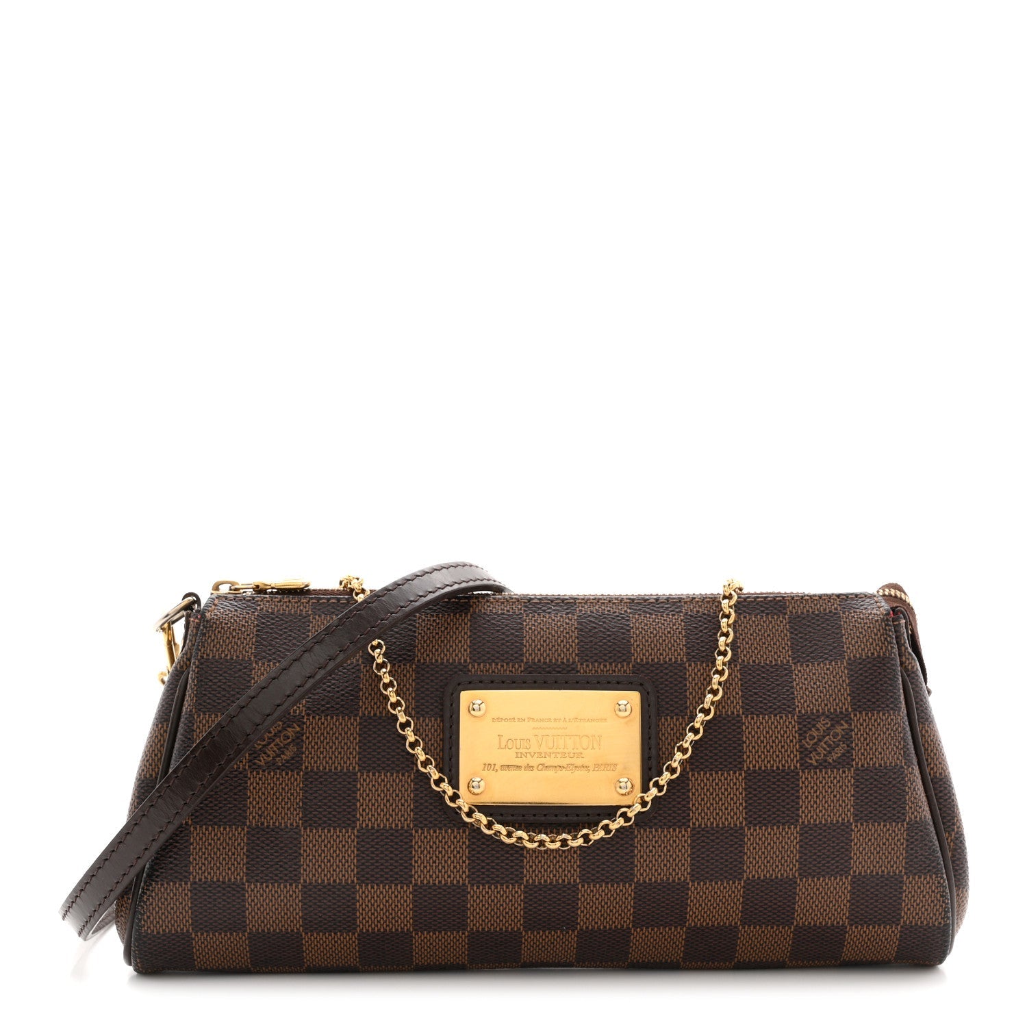 Damier Ebene Eva Clutch