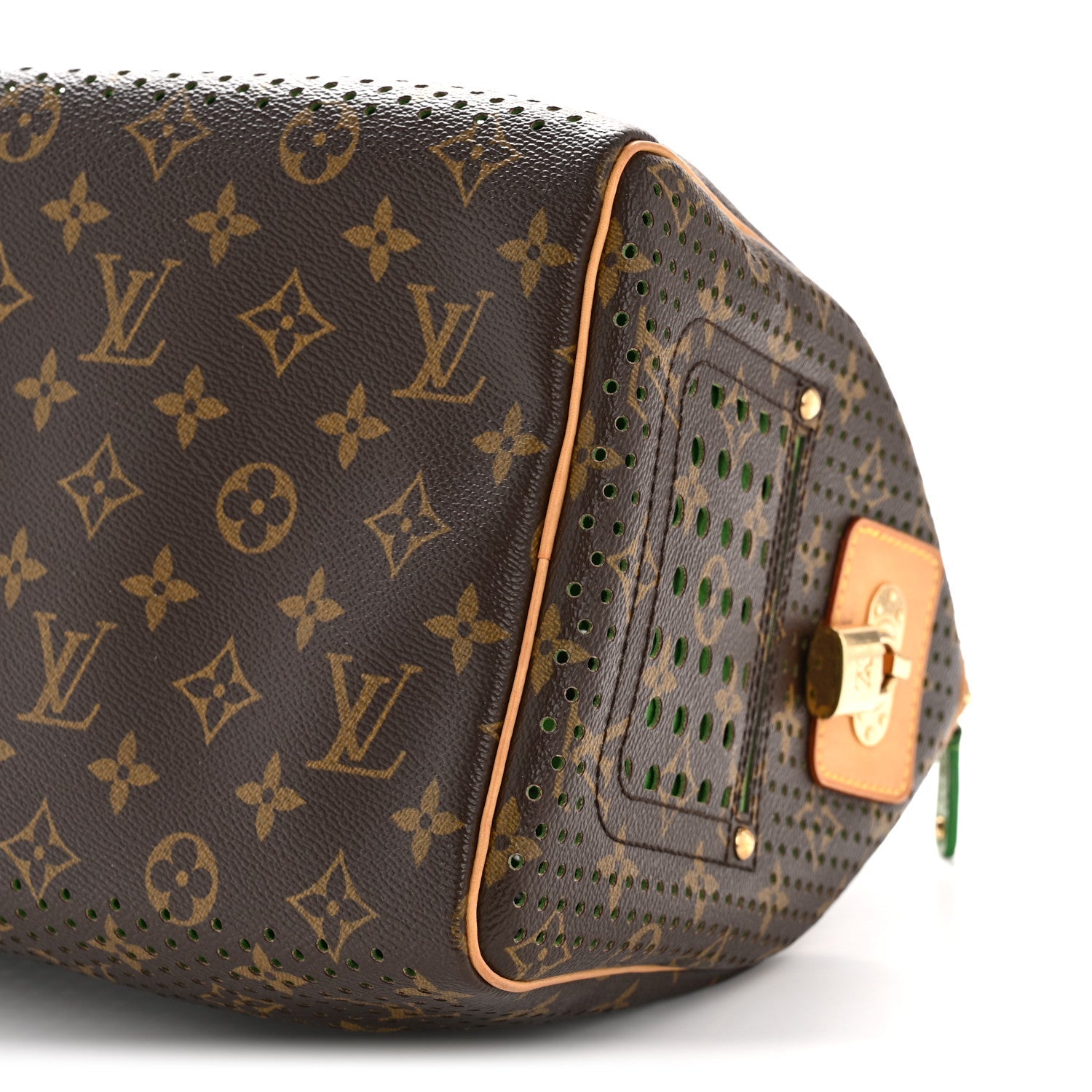 Monogram Perforated Speedy 30 Green