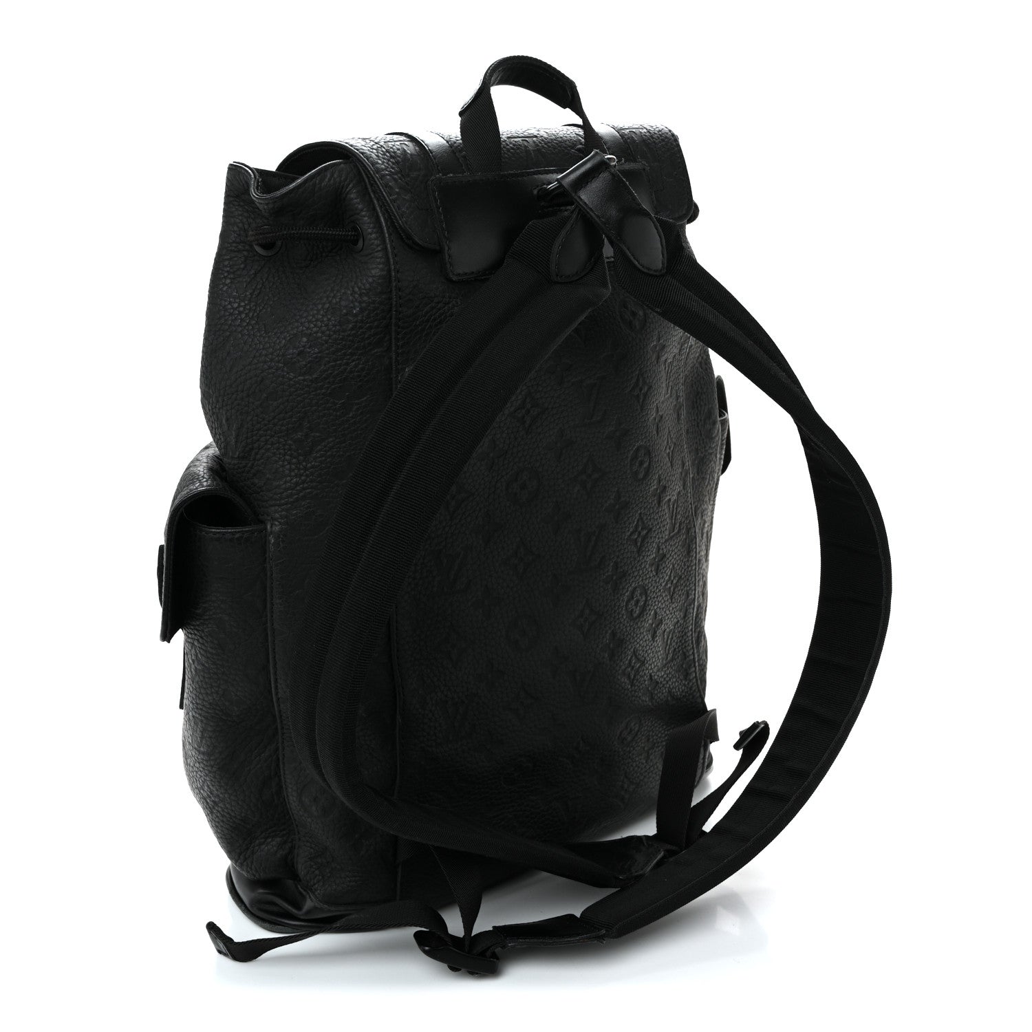 Taurillon Monogram Christopher PM Backpack Black