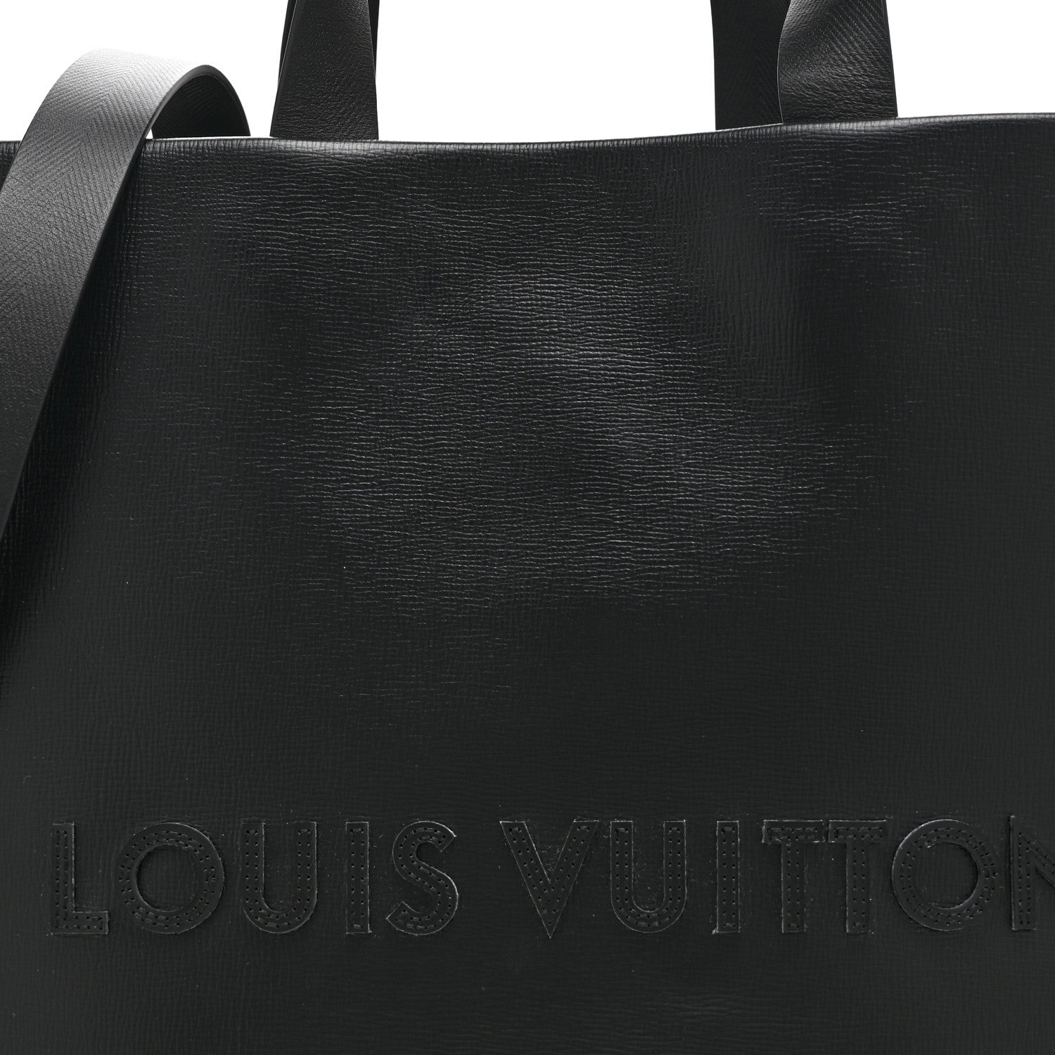 Calfskin Shopper Tote MM Black