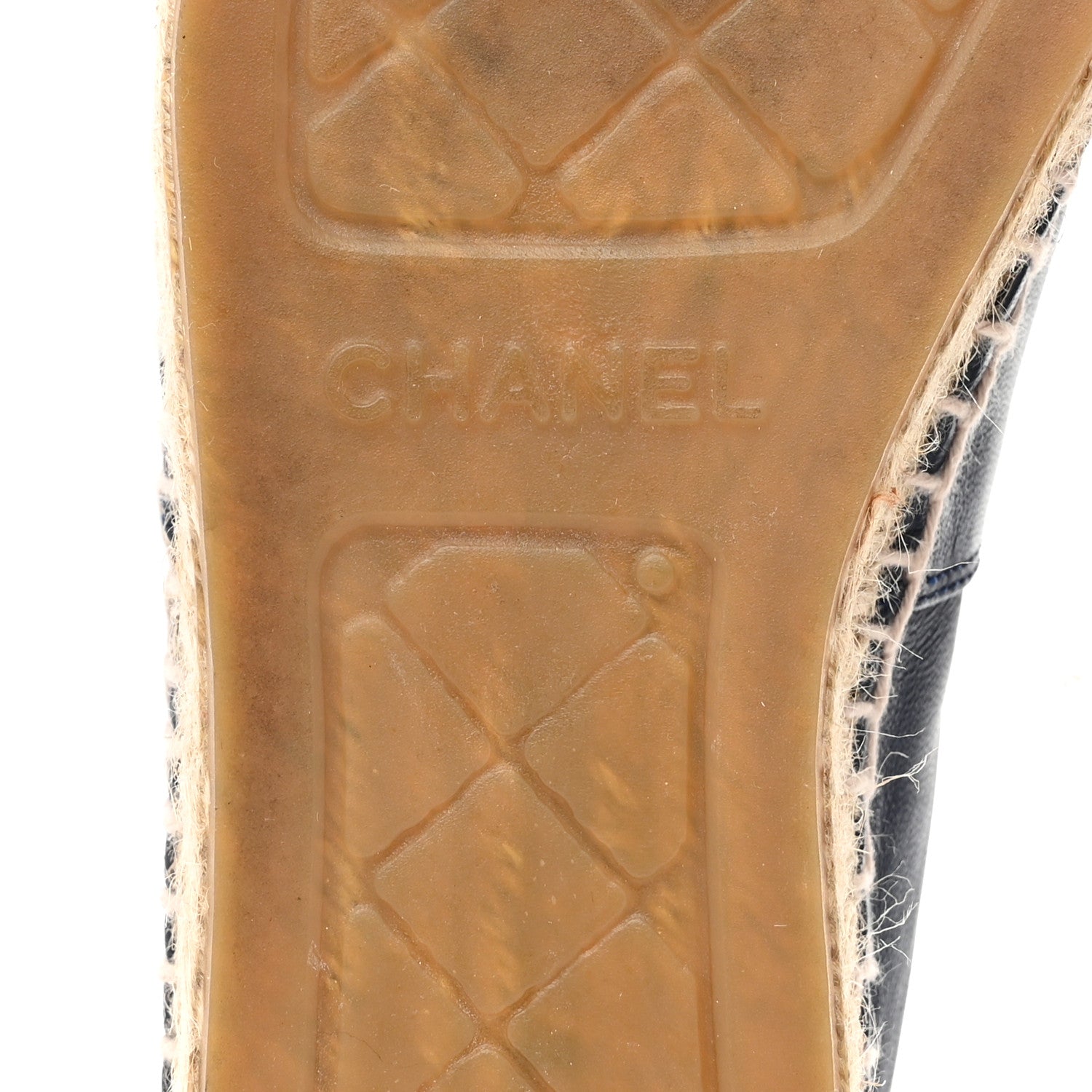 Lambskin CC Espadrilles 36 Dark Navy