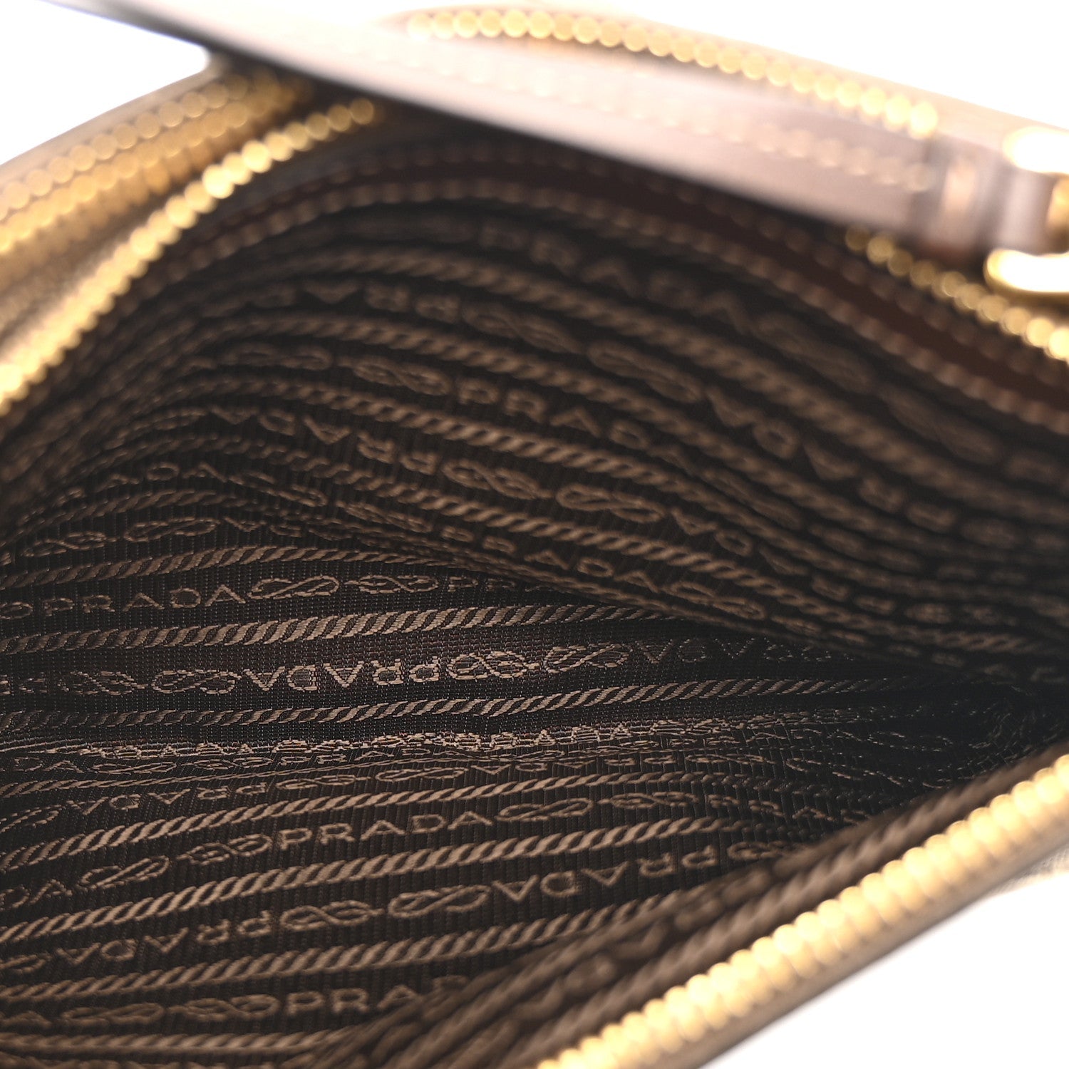 Jacquard Logo Flat Crossbody Bag Corda Bruciato
