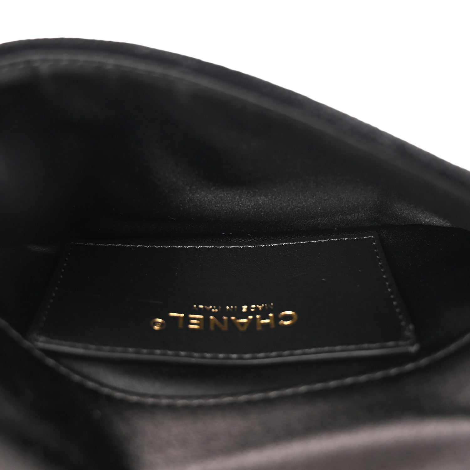 Velvet Flap Pouch Black