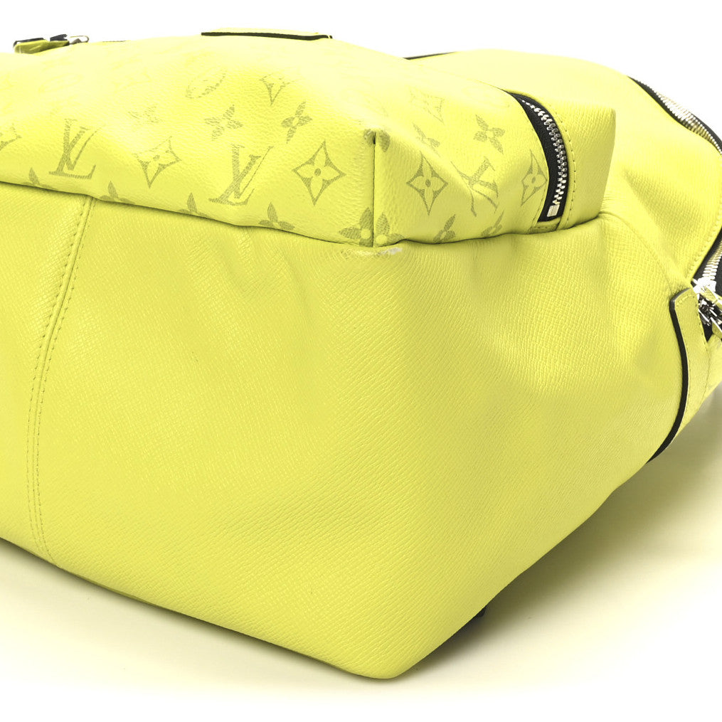 Taiga Monogram Discovery Backpack PM Yellow