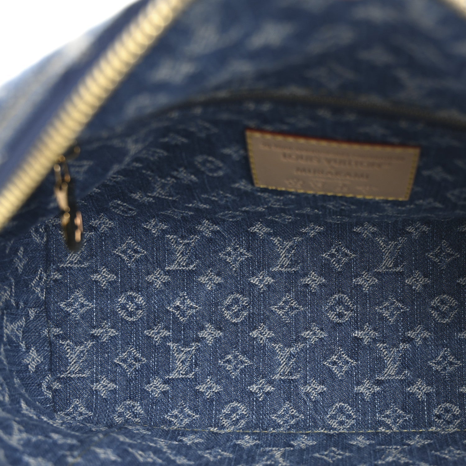 LV X TM Monogram Denim Cerises Cosmetic Pouch GM