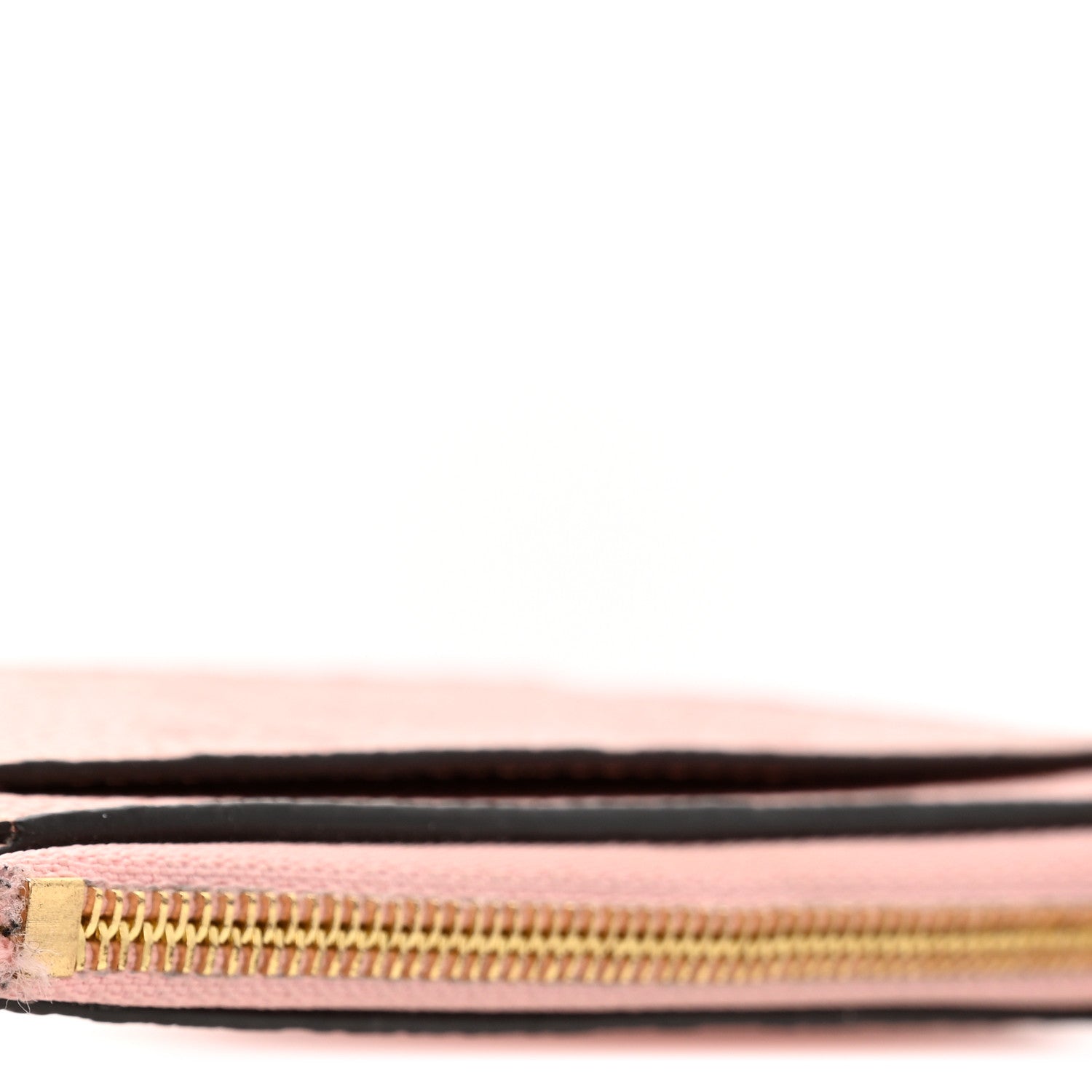 Empreinte Zipper Card Holder Rose Poudre