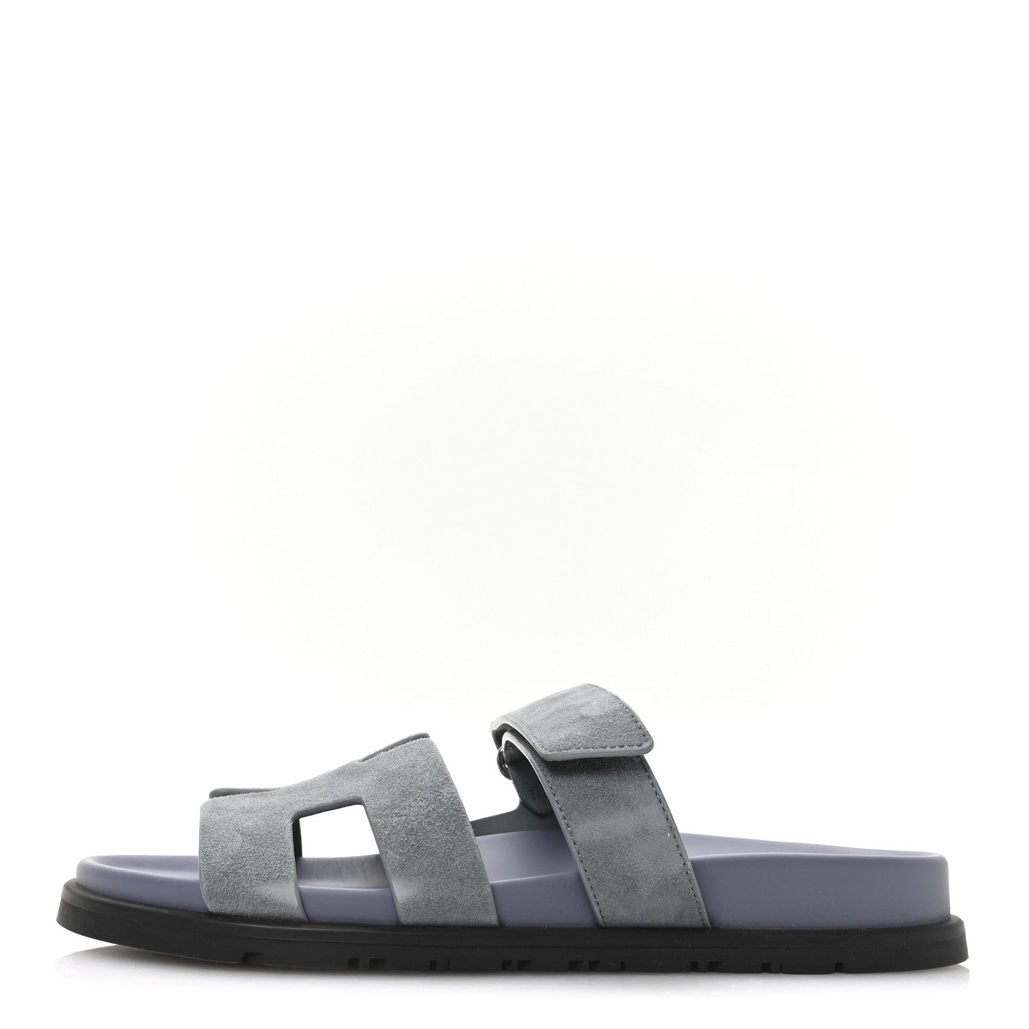 Suede Goatskin Womens Chypre Sandals 38 Vert d'Eau