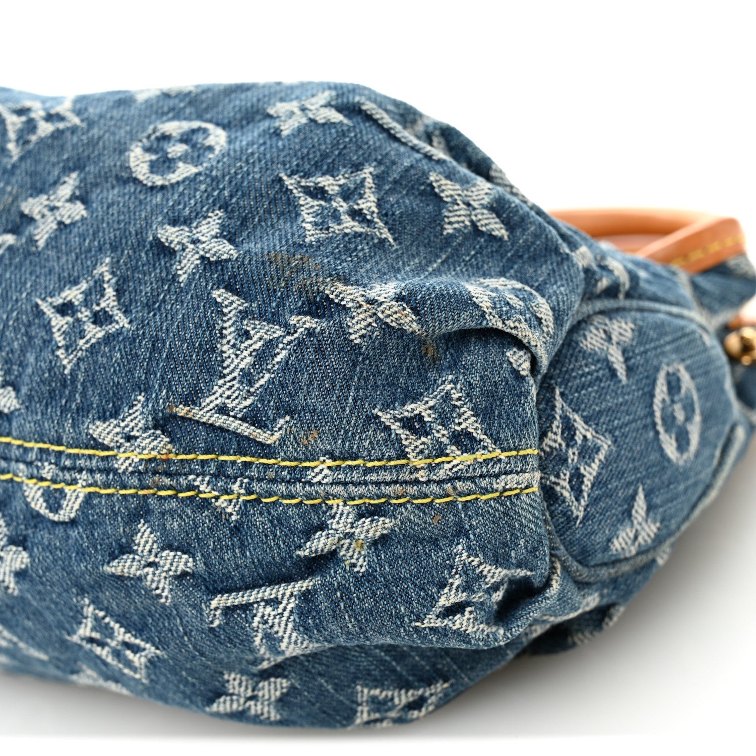 Monogram Denim Pleaty Blue