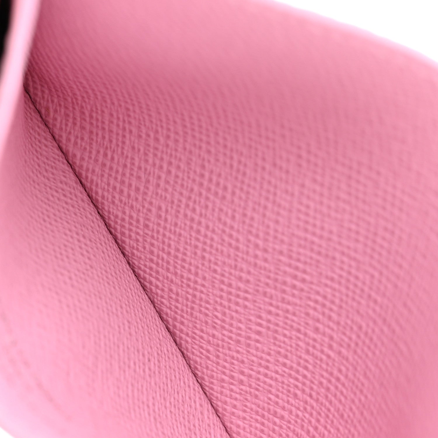 Monogram Double Card Holder Pink