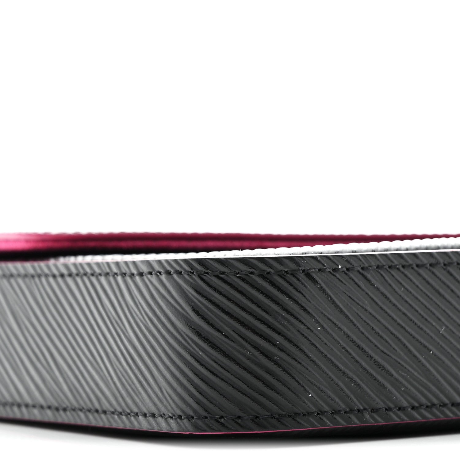 Epi Pochette Felicie Black Hot Pink