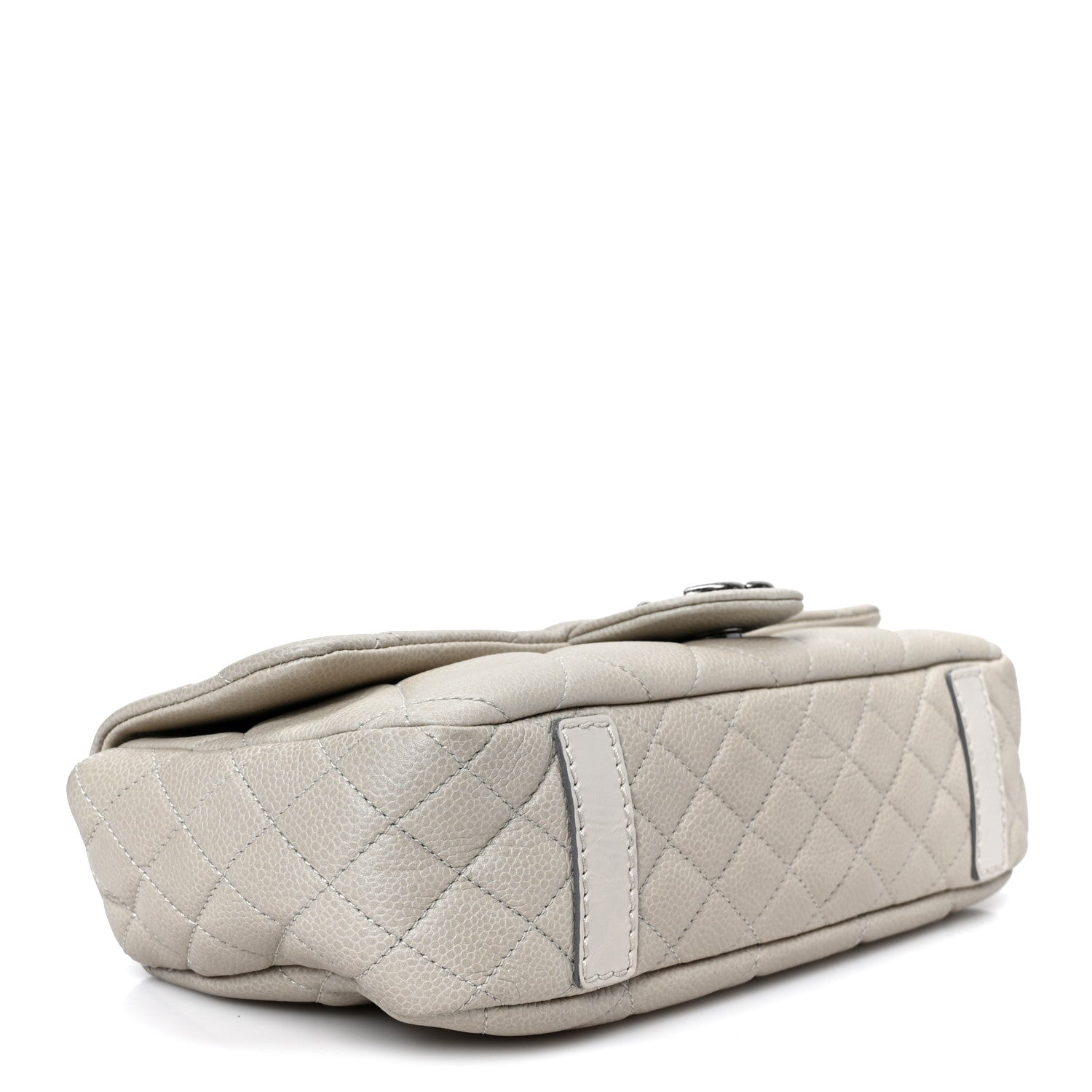 Caviar Quilted Coco Casual Flap Ivory