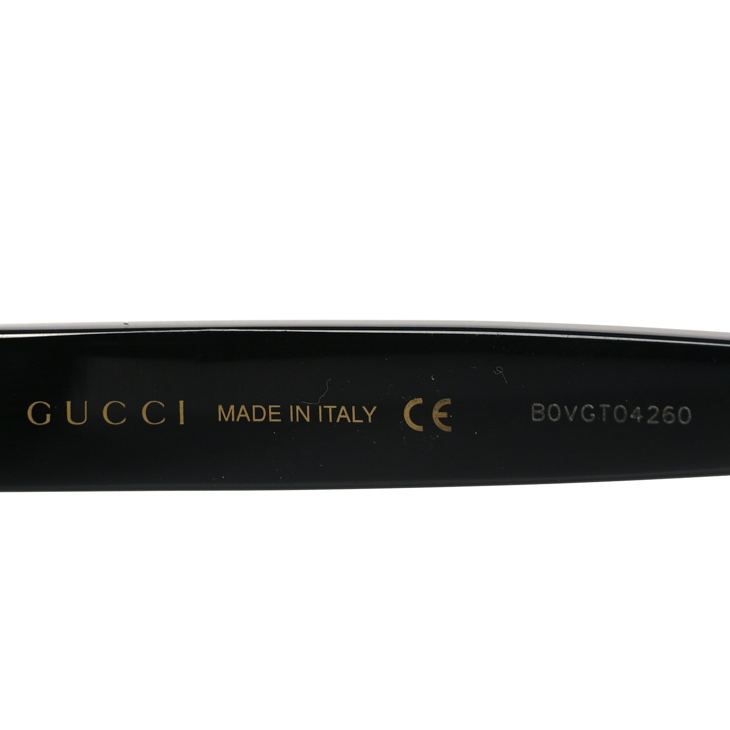 Acetate Rectangle Frame Sunglasses GG0624S Black