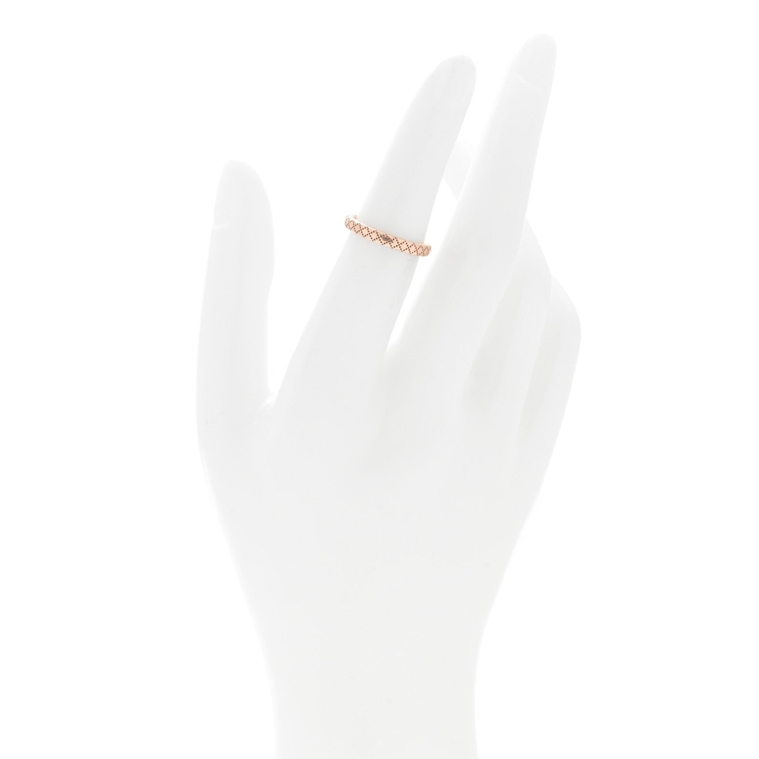 18K Rose Gold Diamantissima Band Ring 50 5.25