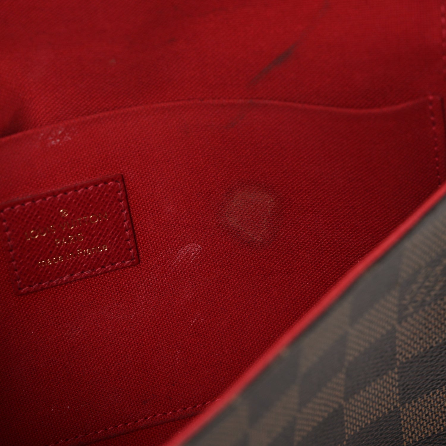 Damier Ebene Pochette Felicie Chain Wallet