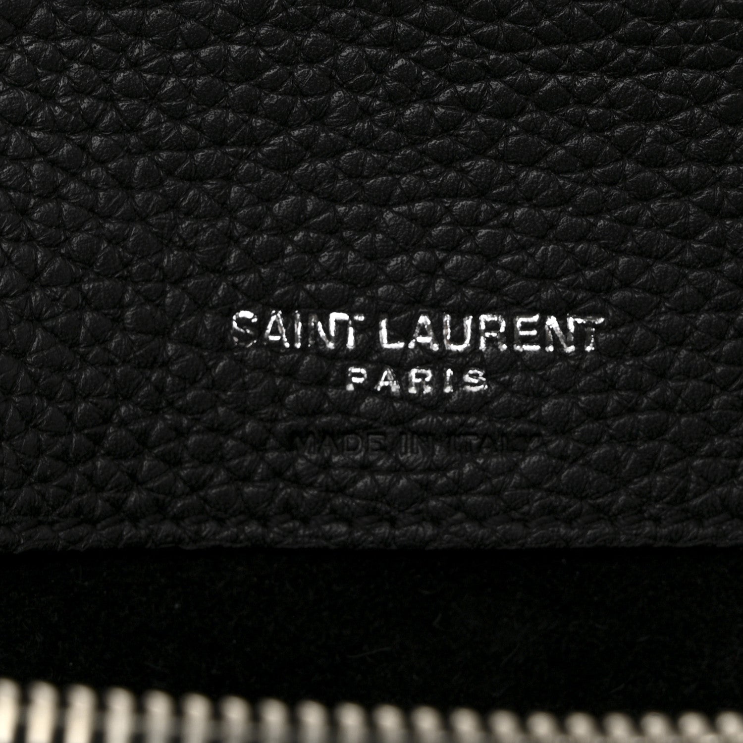 Grained Calfskin Baby Sac De Jour Souple Black