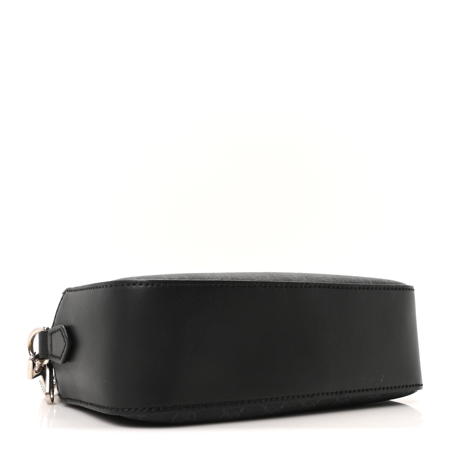 GG Supreme Monogram Web Shoulder Bag Black Grey