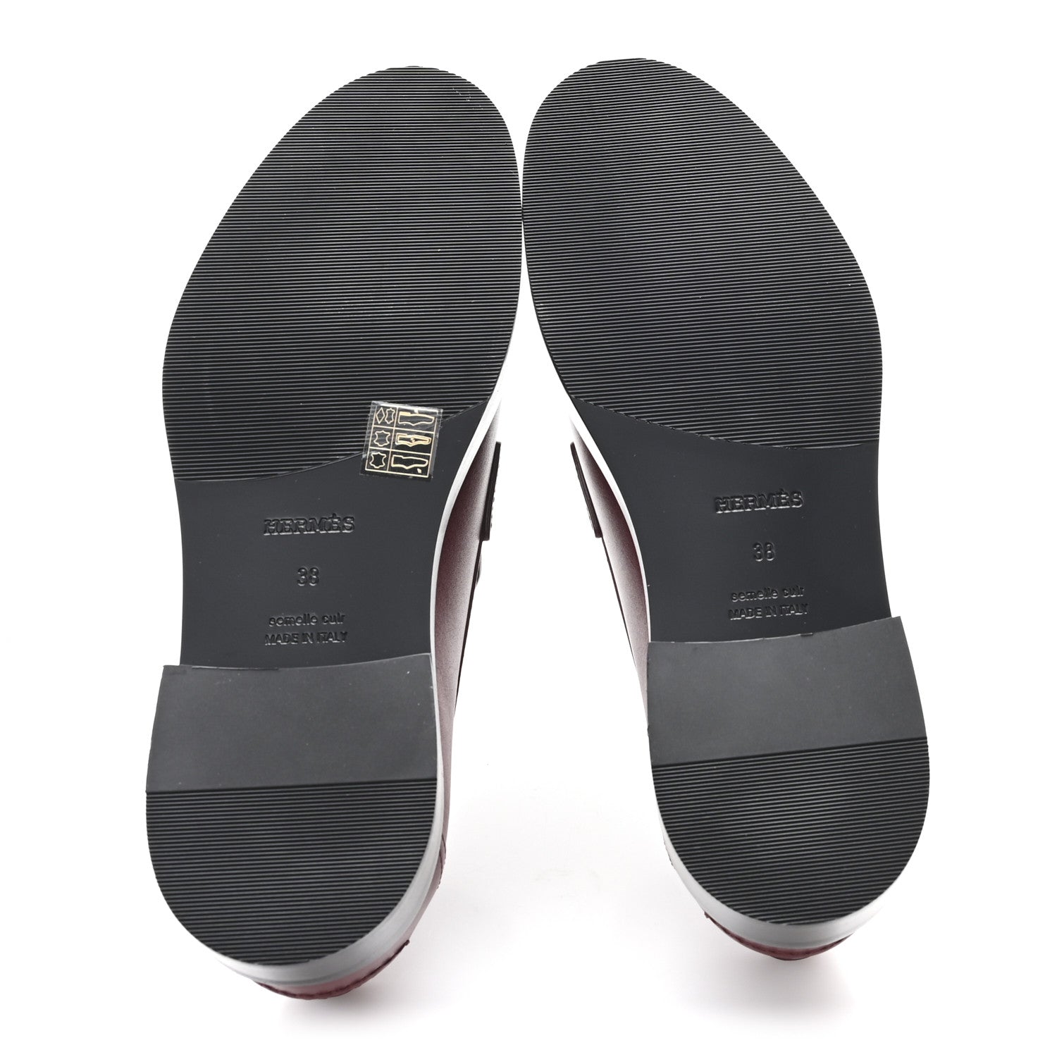 Calfskin Womens Hot Loafer 38 Rouge H