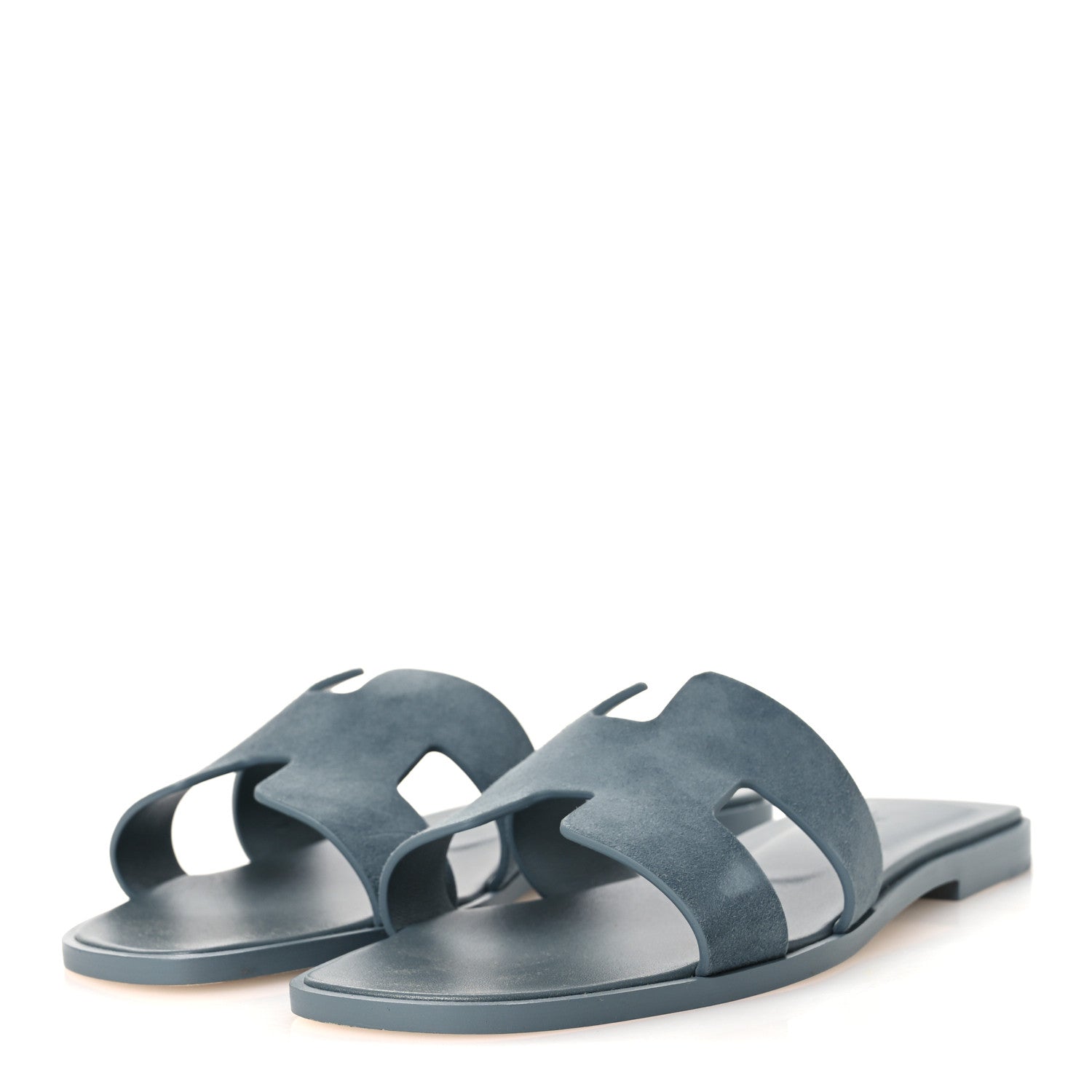 Suede Goatskin Oran Sandals 39 Bleu Tonnerre 39 Bleu Tonnerre