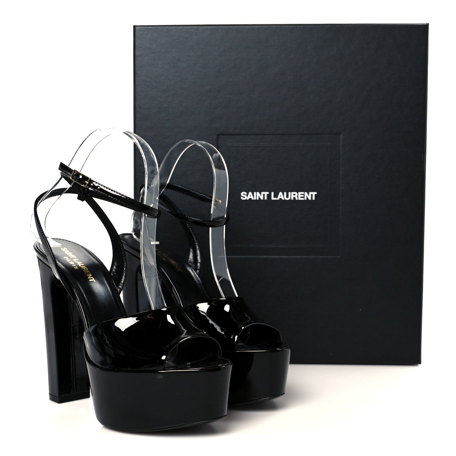 Vernice Grupy Sexy 95 Tanouk Platform Sandals 37.5 Black