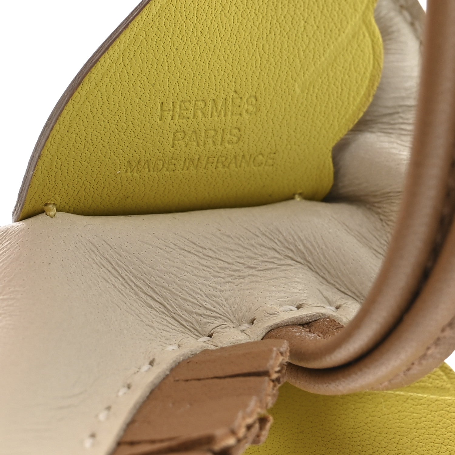 Milo Lambskin Grigri Rodeo Pegase Horse Bag Charm PM Craie Chai Lime