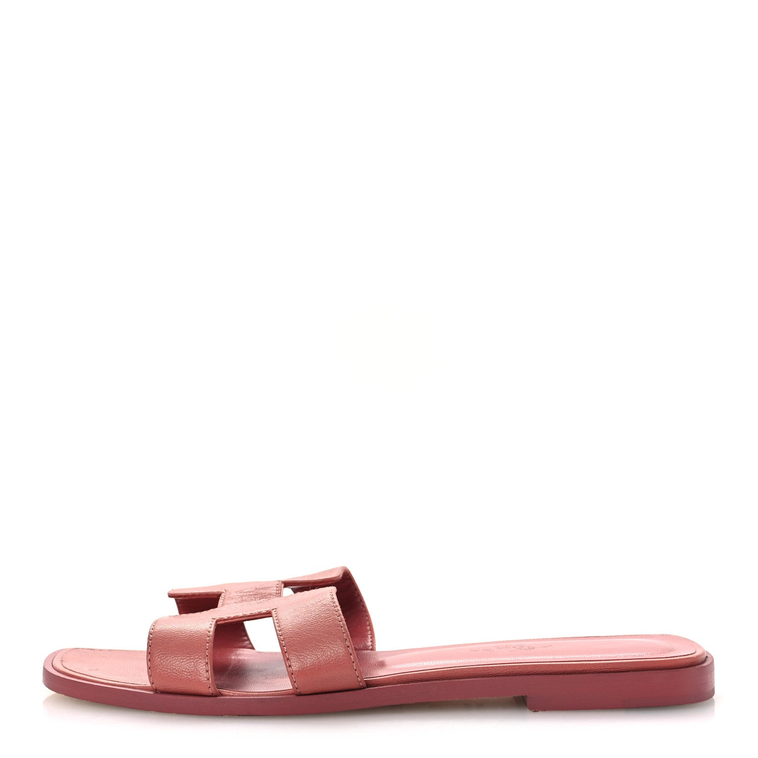 Goatskin Oran Sandals 37 Rouge Blush