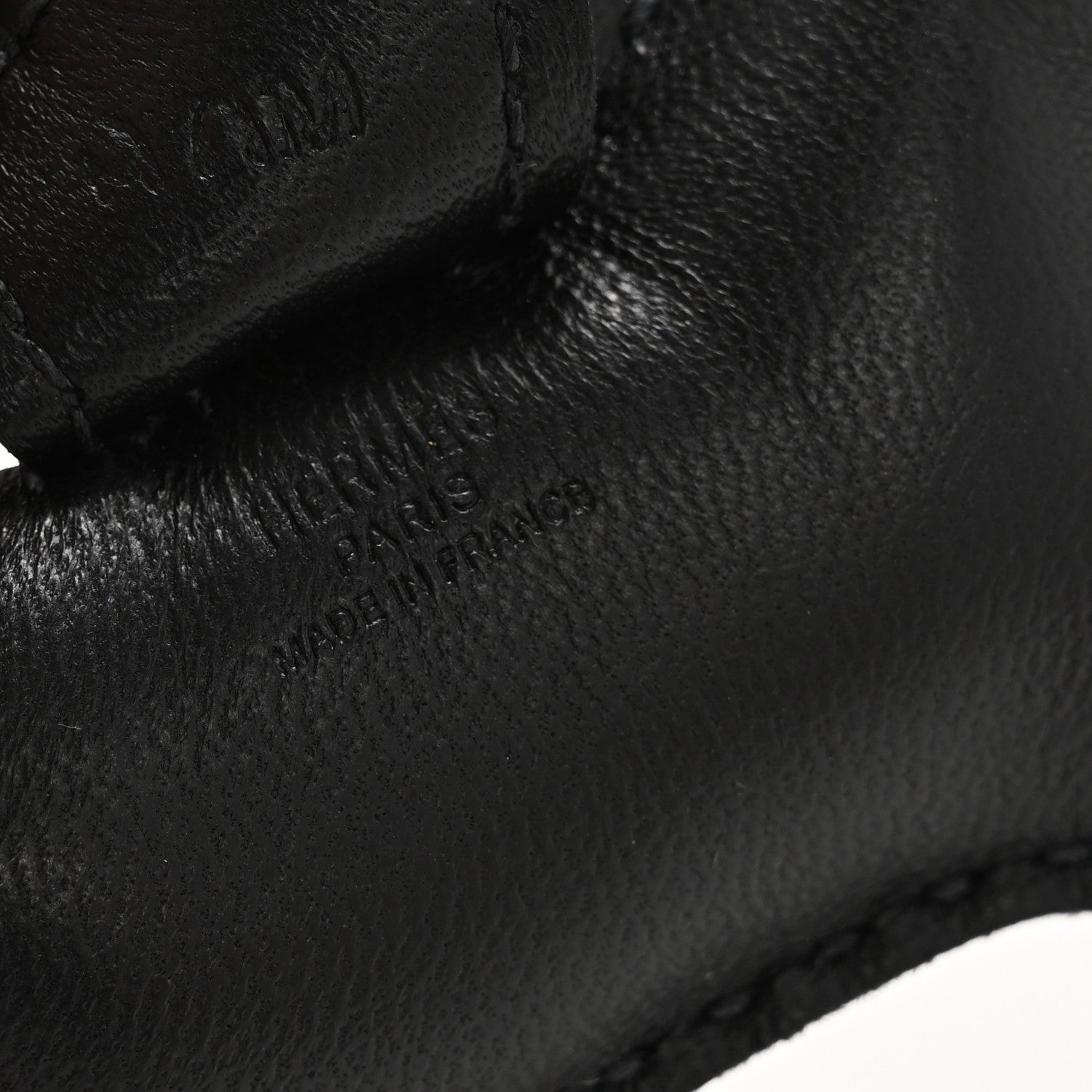 Milo Lambskin Grigri Rodeo Horse Bag Charm PM So Black