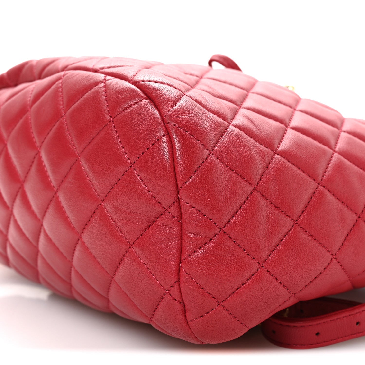 Lambskin Quilted Small Urban Spirit Backpack Dark Pink