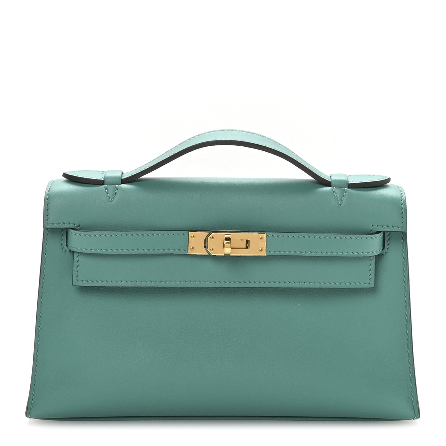 Swift Kelly Pochette Clutch Vert Verone