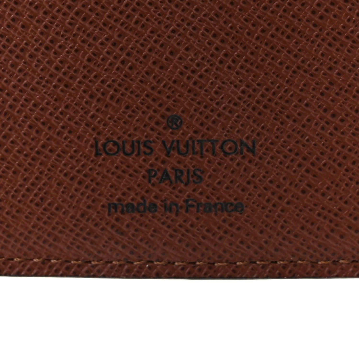 Monogram Desk Agenda Cover