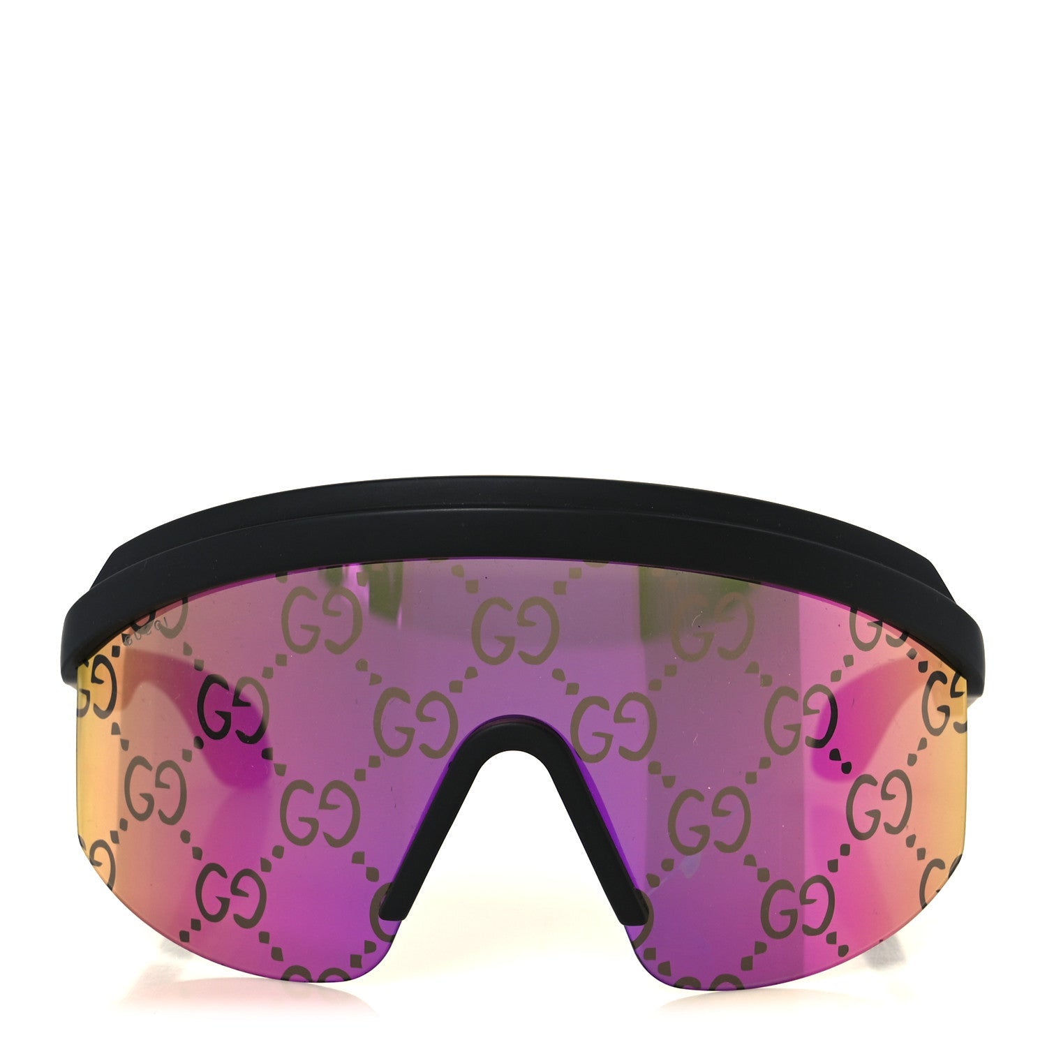 Guccissima Acetate Mask-Frame Sunglasses GG1477S Black