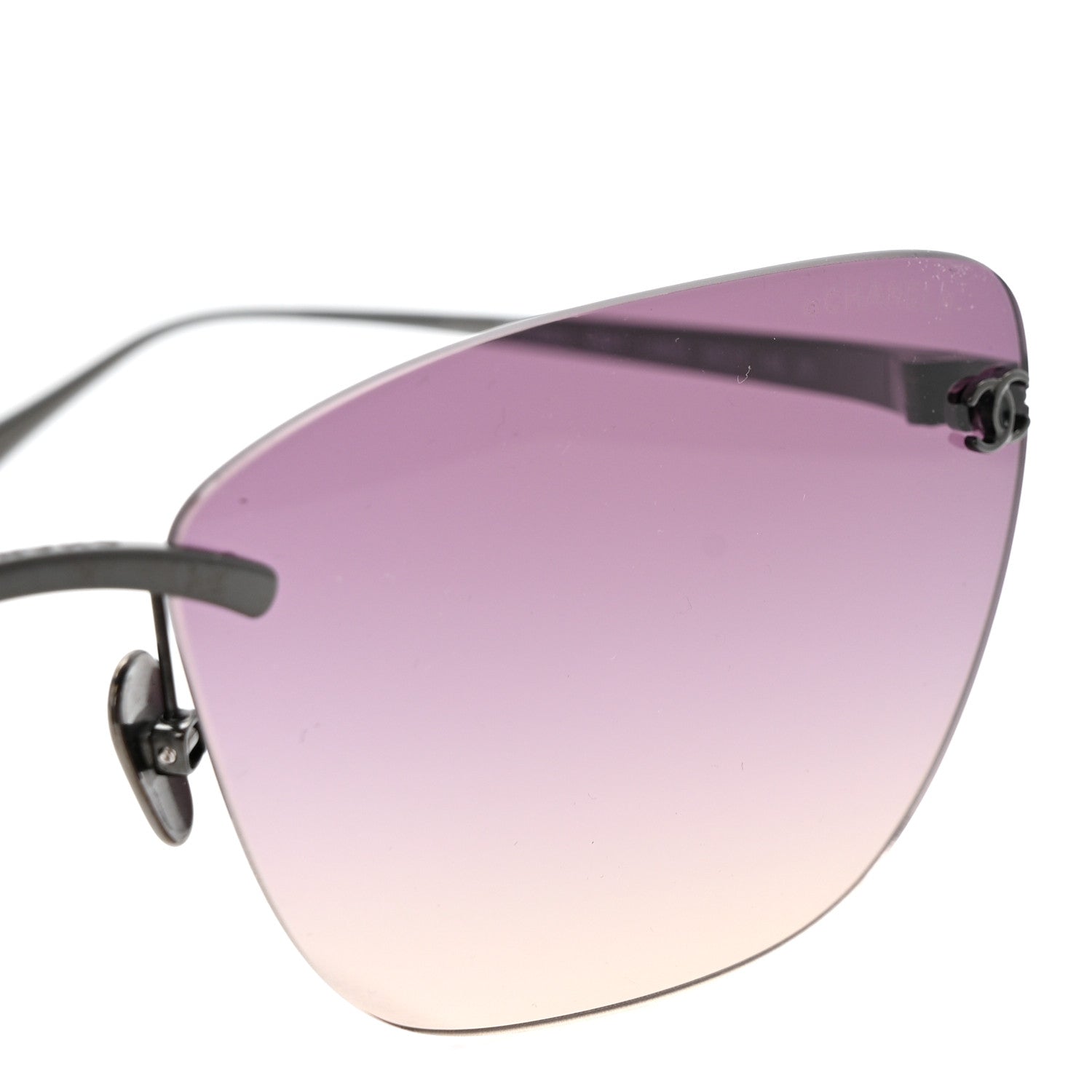 Titanium Cat Eye CC Sunglasses 4286-T Black