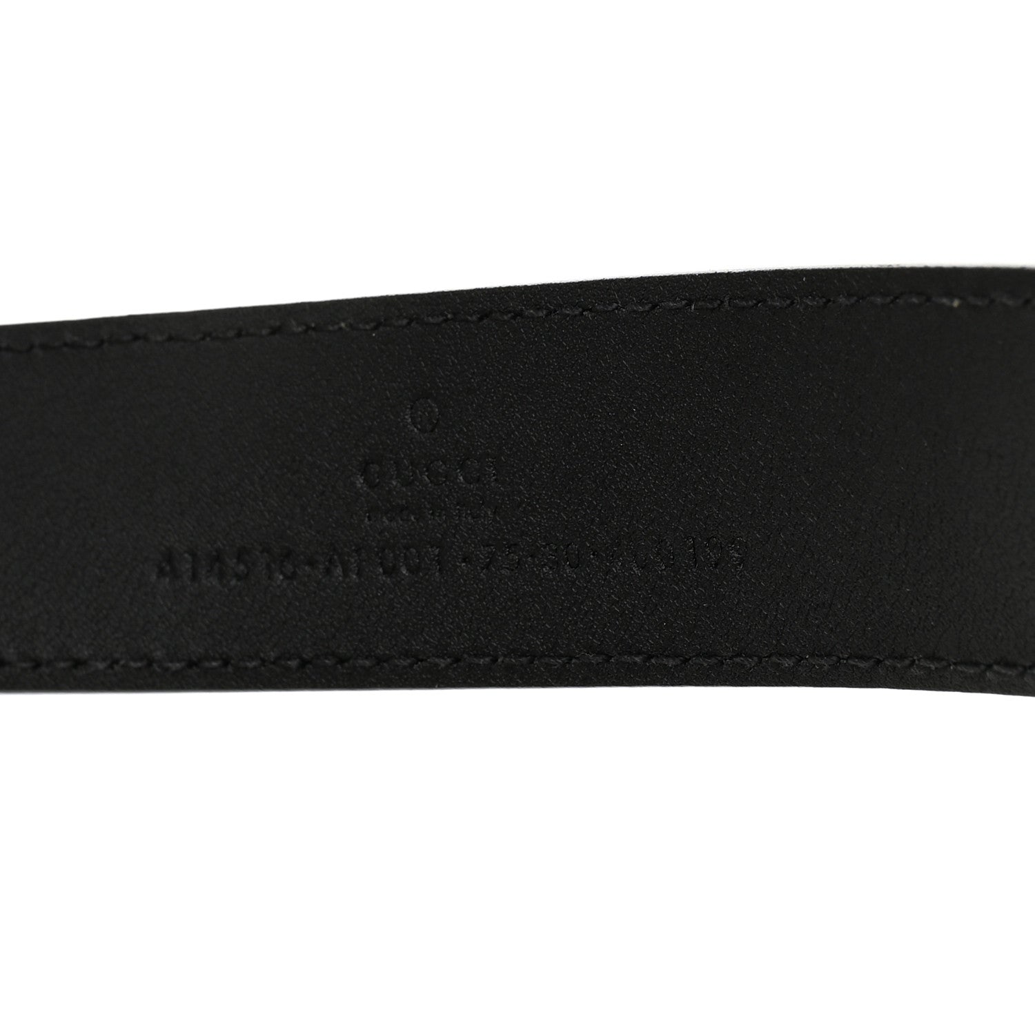 Calfskin Double G 30mm Belt 75 30 Black