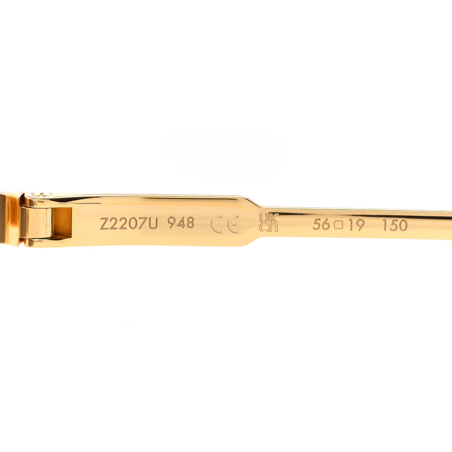 Metal Square Sunglasses Z2207U Gold