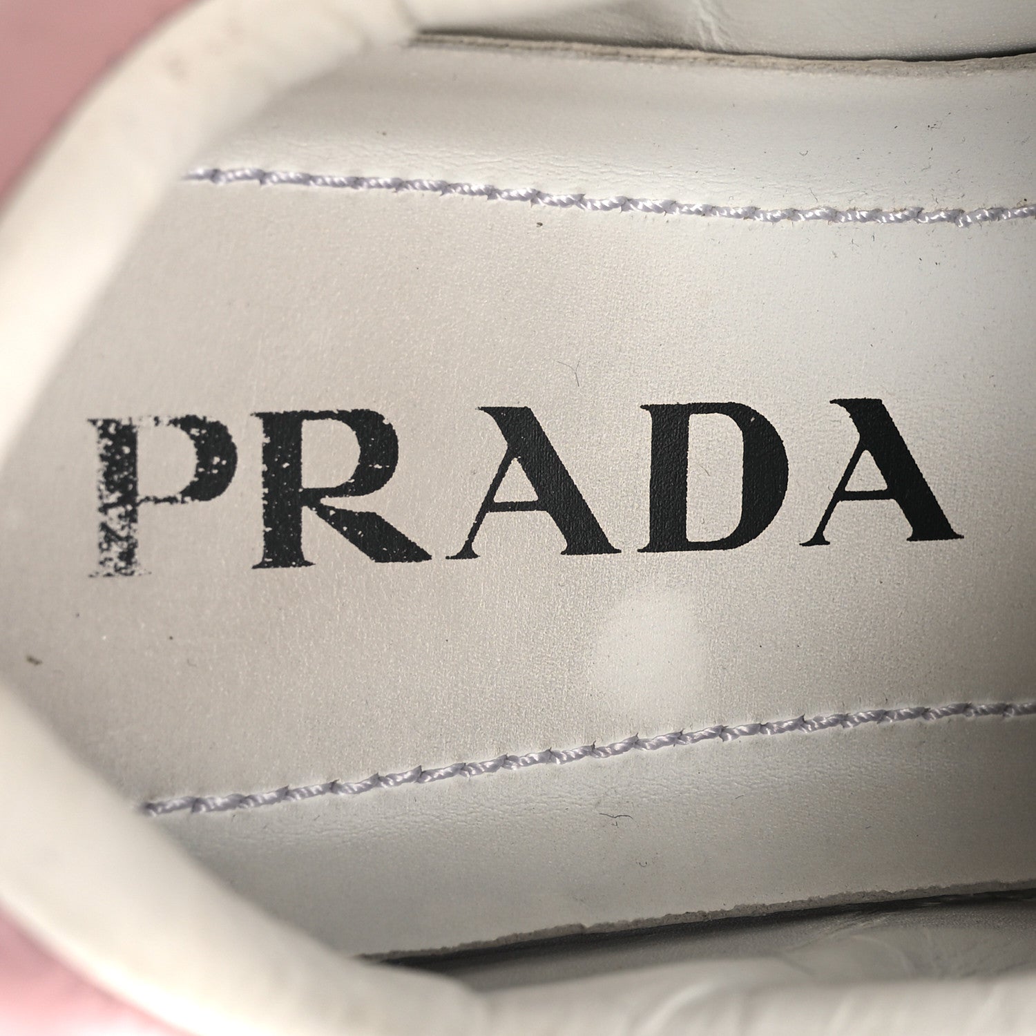 Vitello Soft Logo 45mm Platform Sneakers 35.5 White Pink