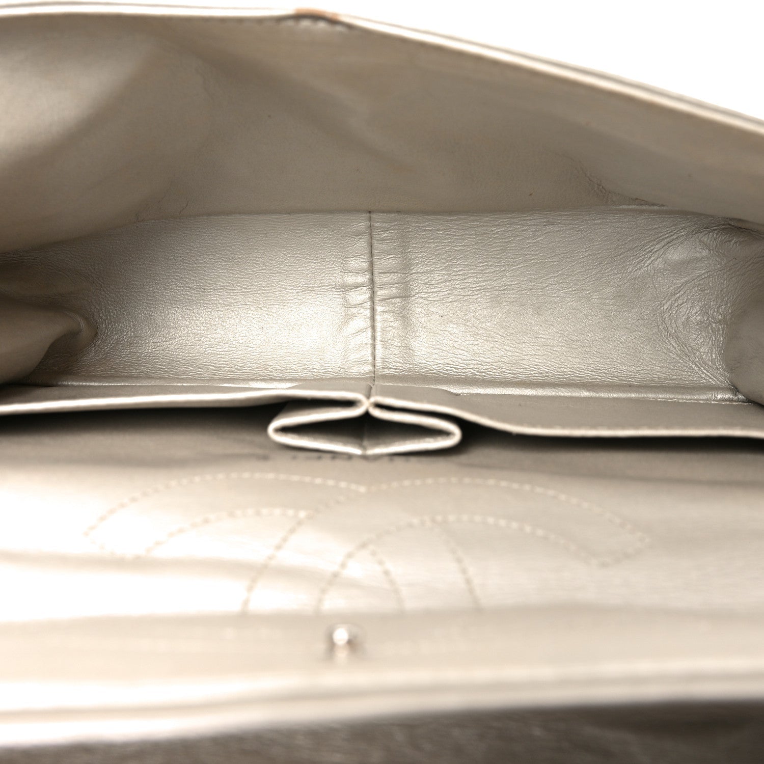 Metallic Aged Calfskin Quilted 2.55 Reissue 226 Flap Grey