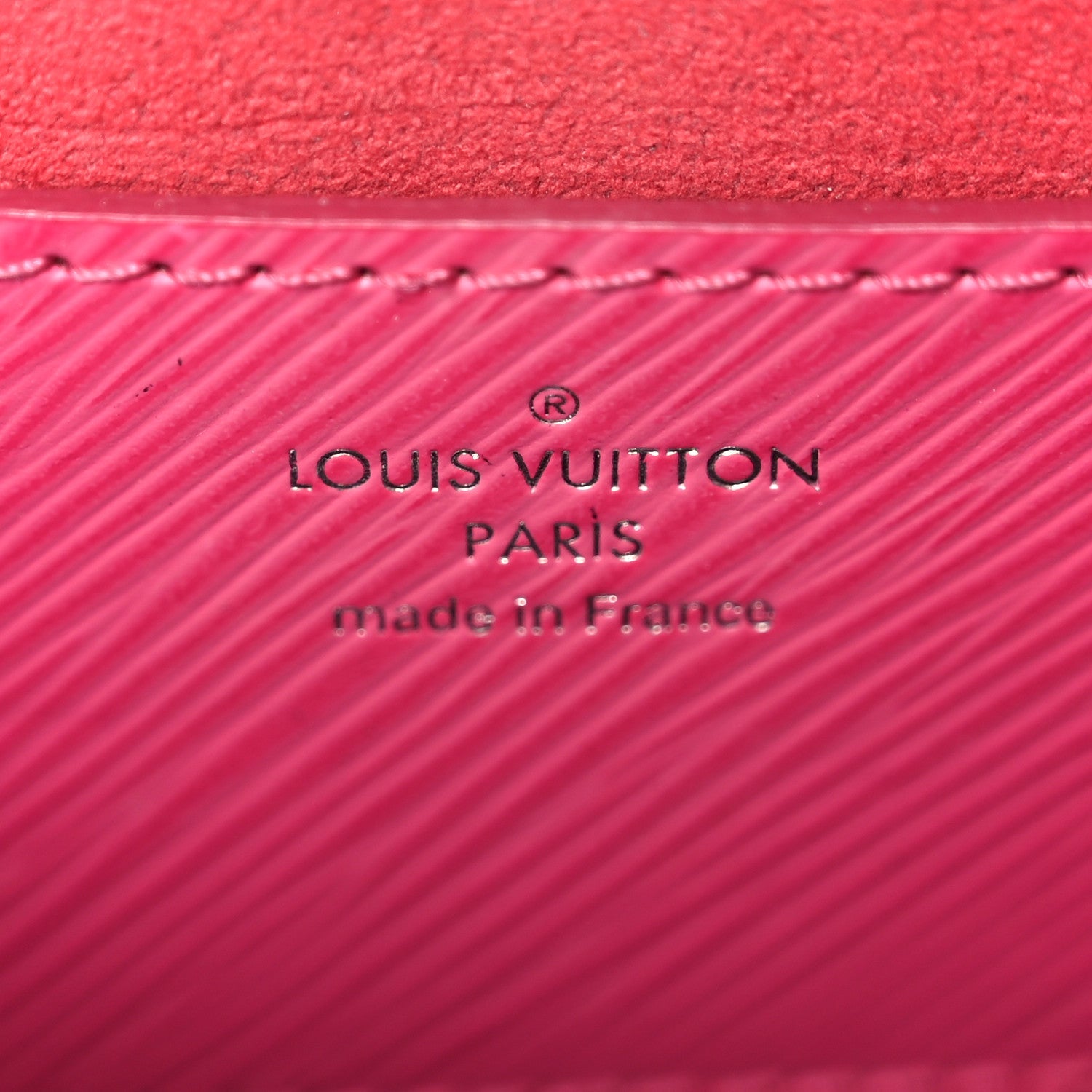 Epi Twist Shoulder Bag MM Hot Pink