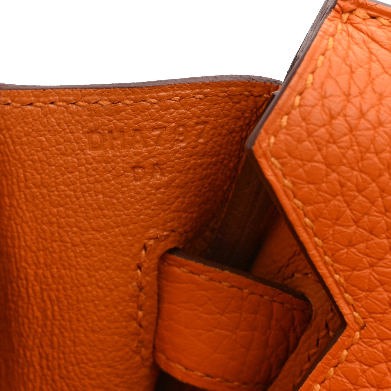 Taurillon Clemence Birkin 30 Orange